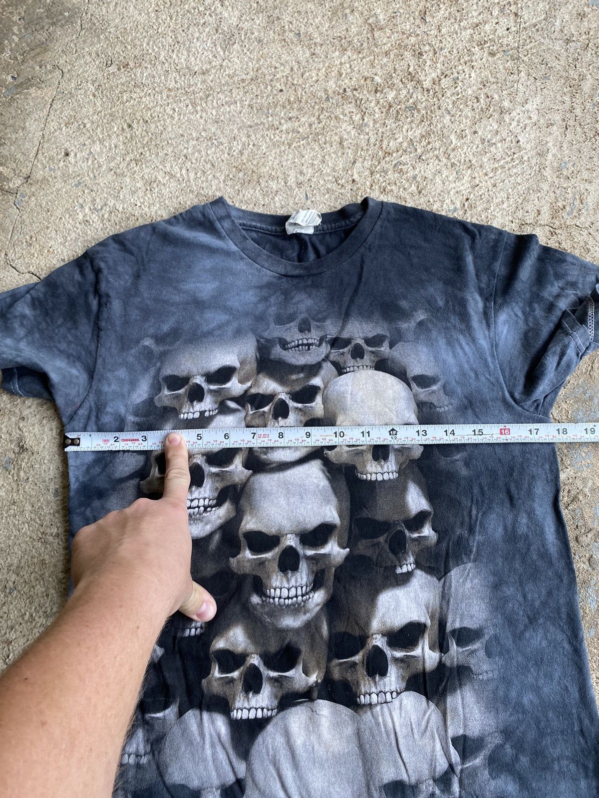 Vintage Vintage Y2K Skull Pile All Over Shirt Size US S / EU 44-46 / 1 - 7 Thumbnail