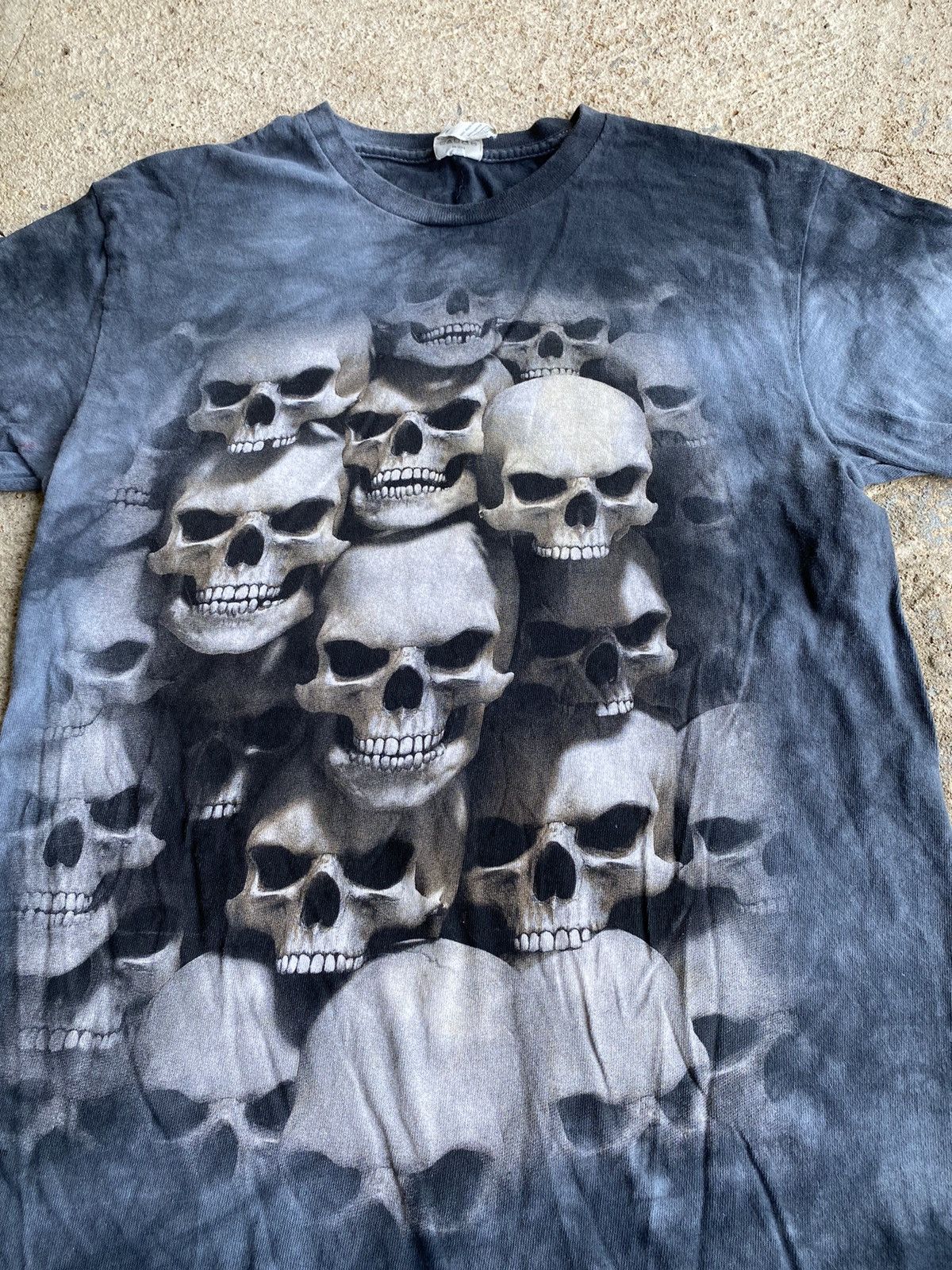 Vintage Vintage Y2K Skull Pile All Over Shirt Size US S / EU 44-46 / 1 - 2 Thumbnail