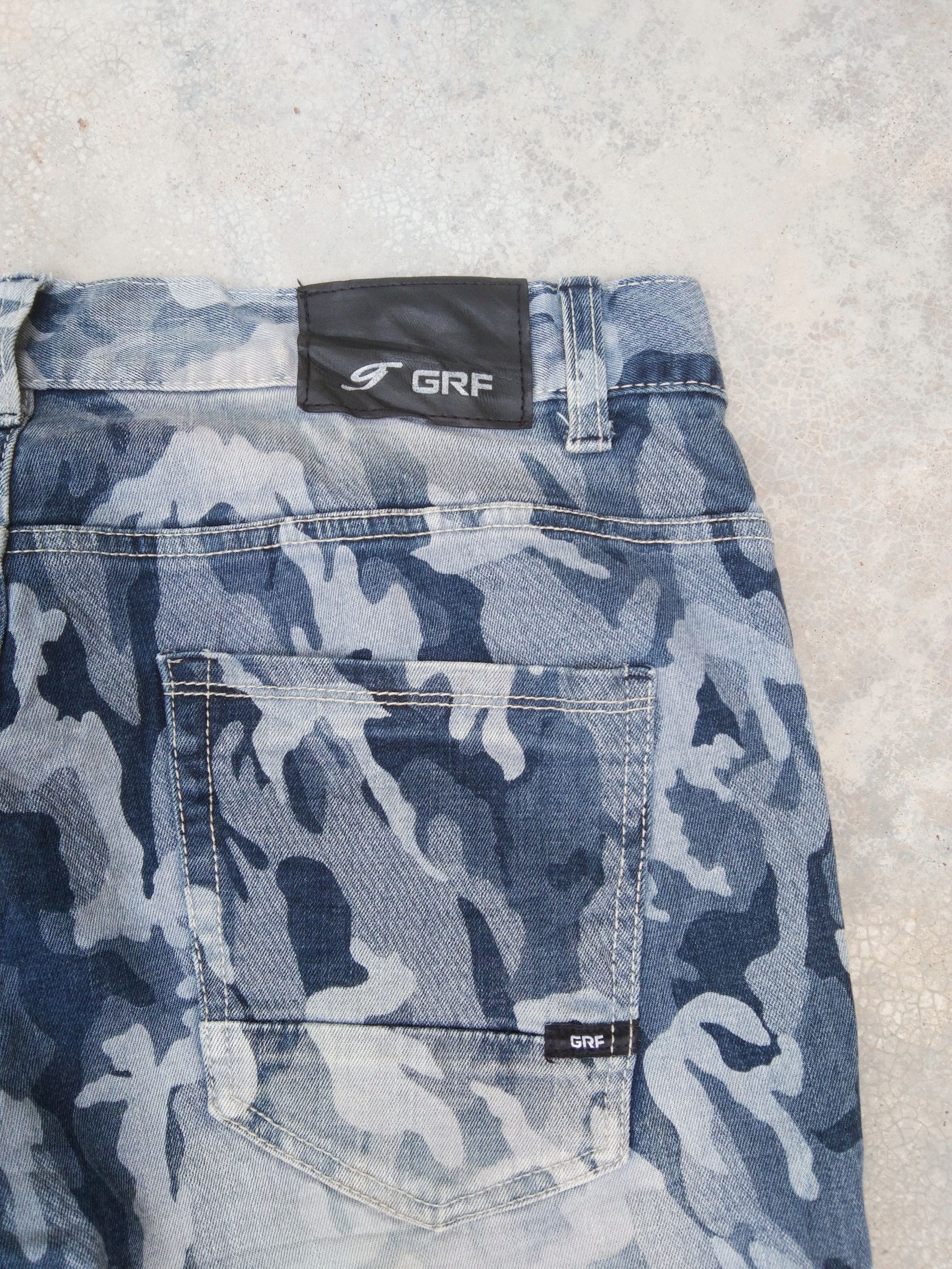 Jean GRF Korean Brand Camo Jeans Style 34x30 Size US 34 / EU 50 - 4 Thumbnail