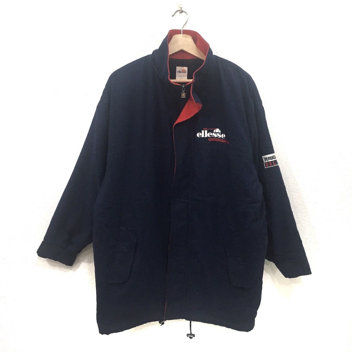 Ellesse × Vintage ELLESSE HEAVY LONG JACKET SPORTWEAR Size US L / EU 52-54 / 3 - 2 Thumbnail