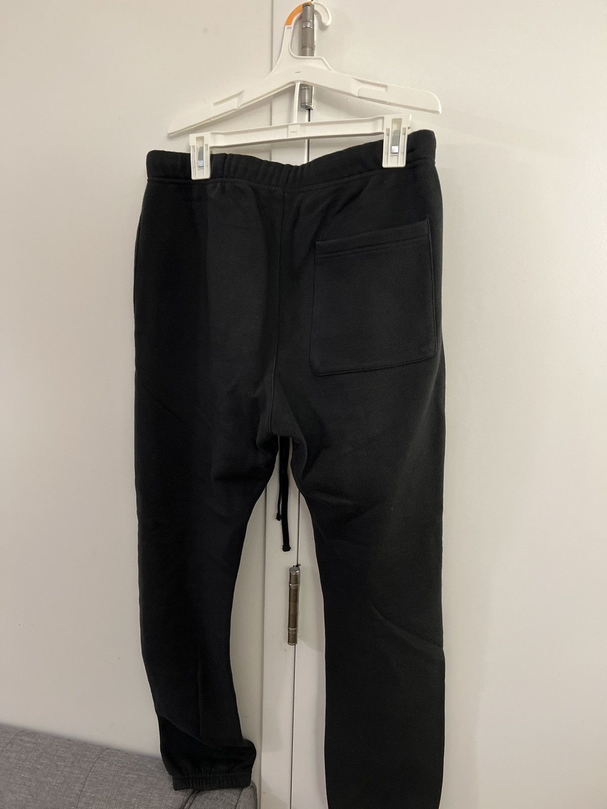 Pacsun Fear of God Essentials Black Sweatpants | Grailed