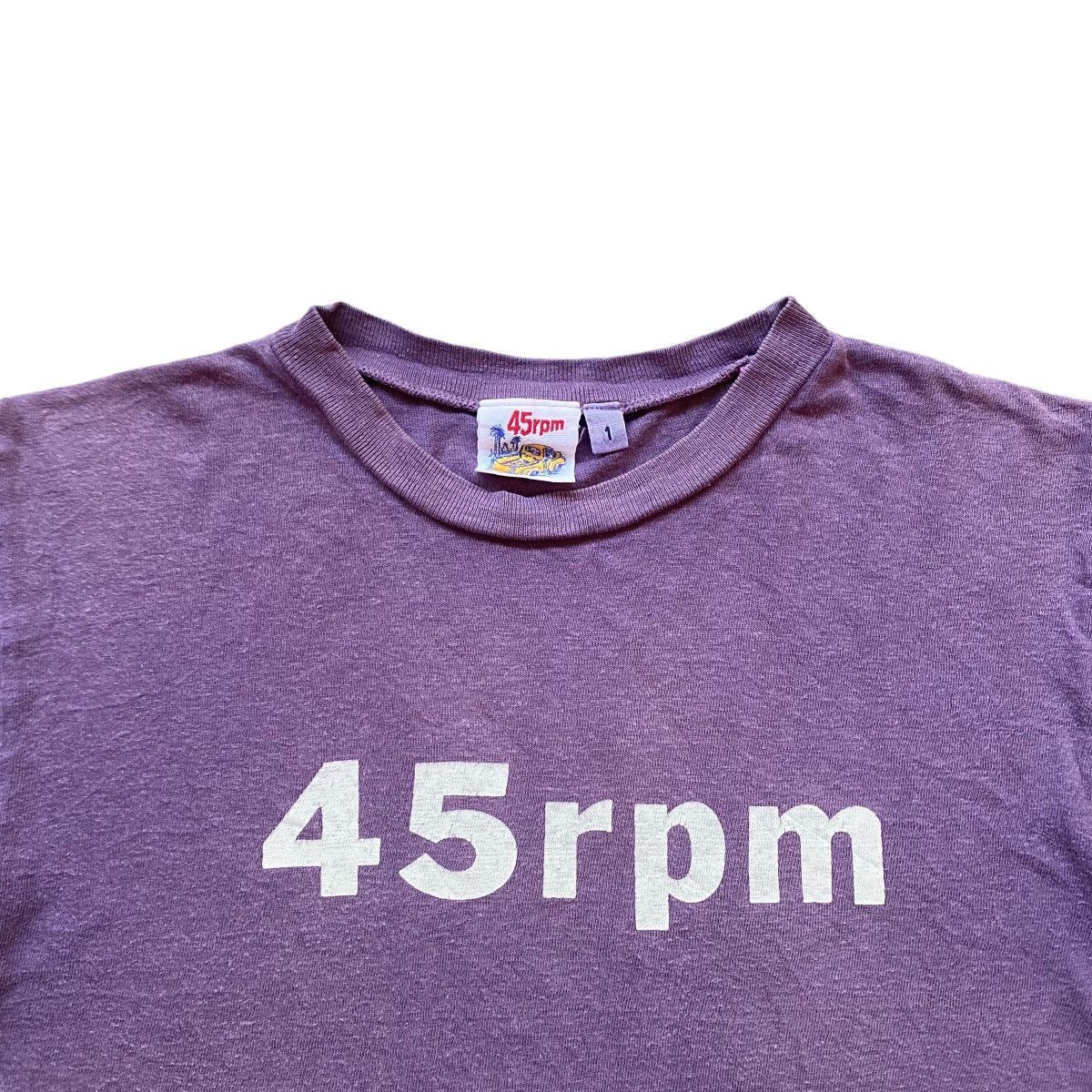 45rpm Vintage Spell Out tee Size US S / EU 44-46 / 1 - 2 Thumbnail