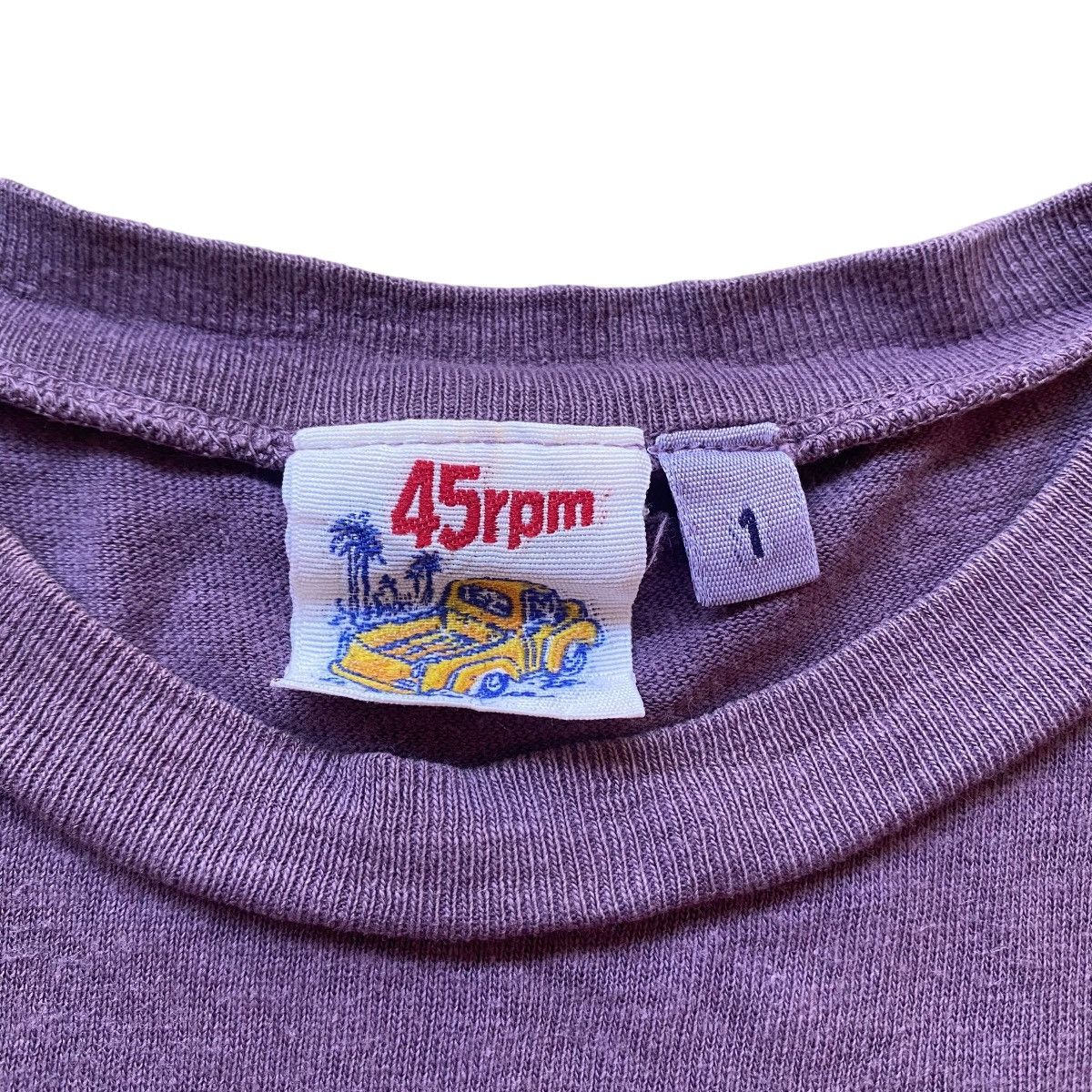 45rpm Vintage Spell Out tee Size US S / EU 44-46 / 1 - 3 Thumbnail