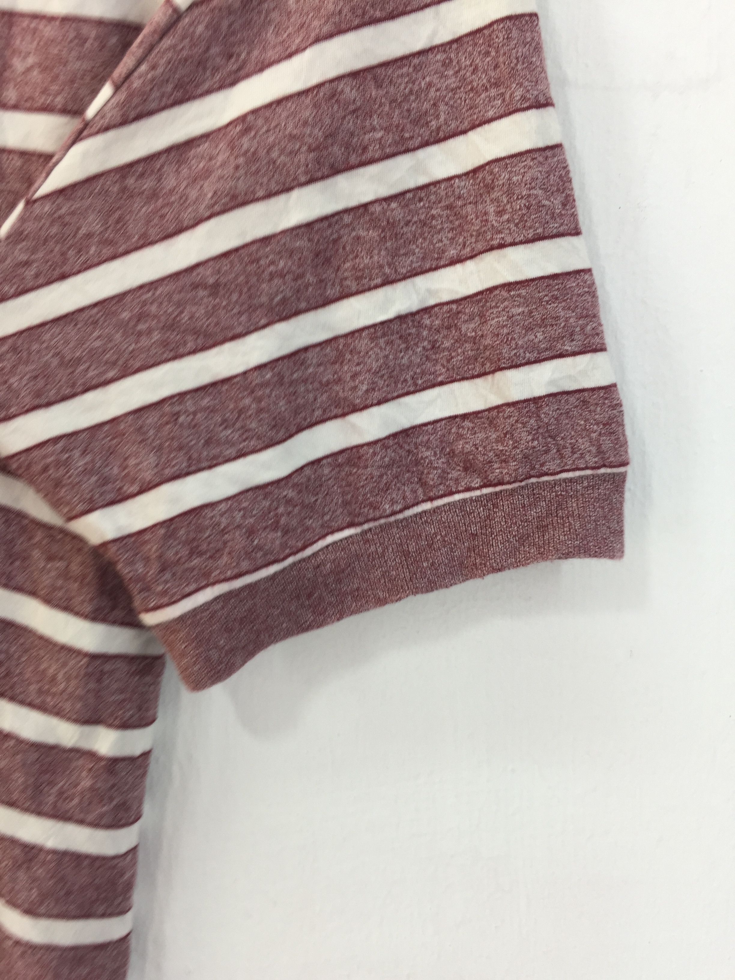 Courreges VINTAGE COURREGES HOMME PARIS POLO STRIPE SHIRT Size US L / EU 52-54 / 3 - 4 Thumbnail