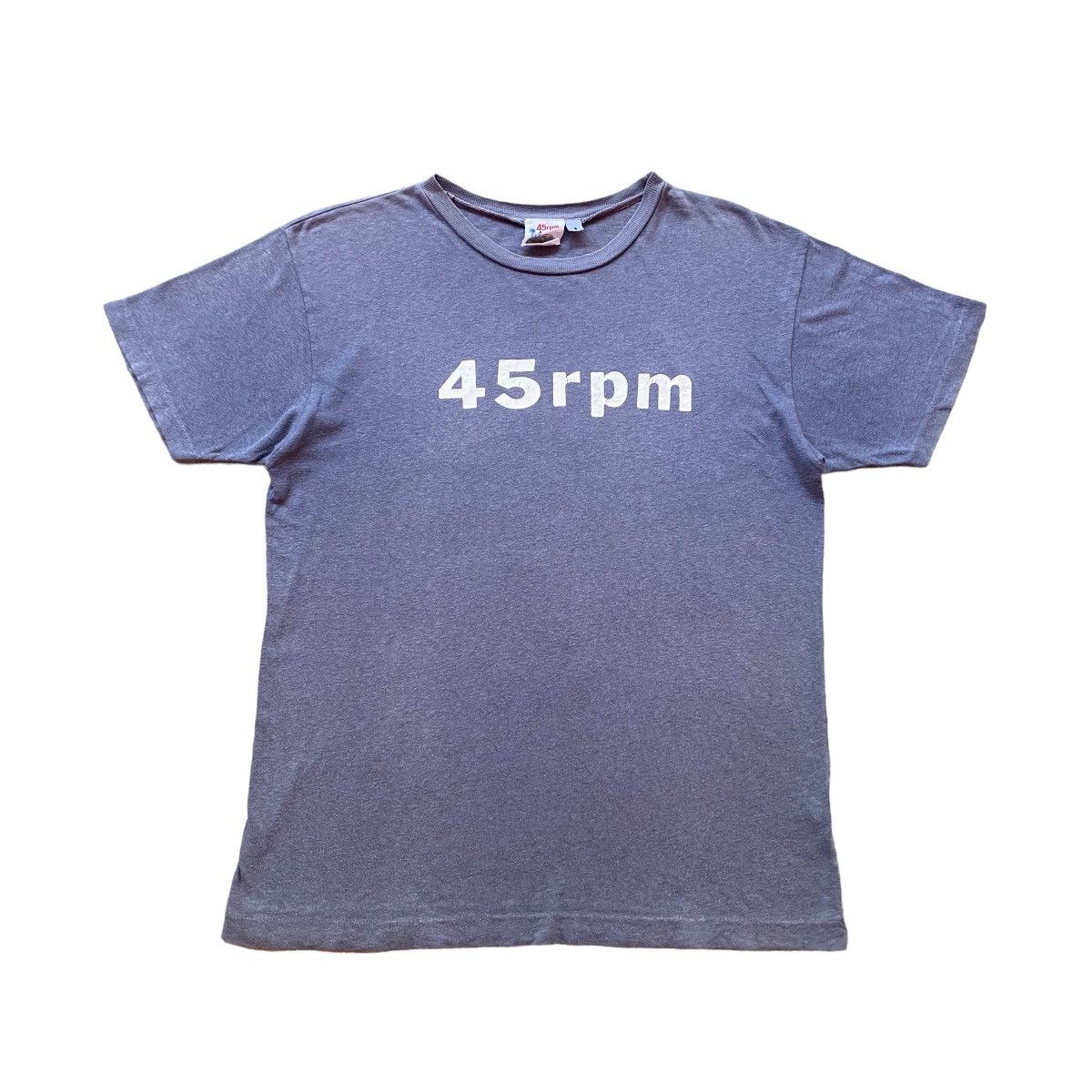 45rpm Vintage Spell Out tee Size US M / EU 48-50 / 2 - 1 Thumbnail