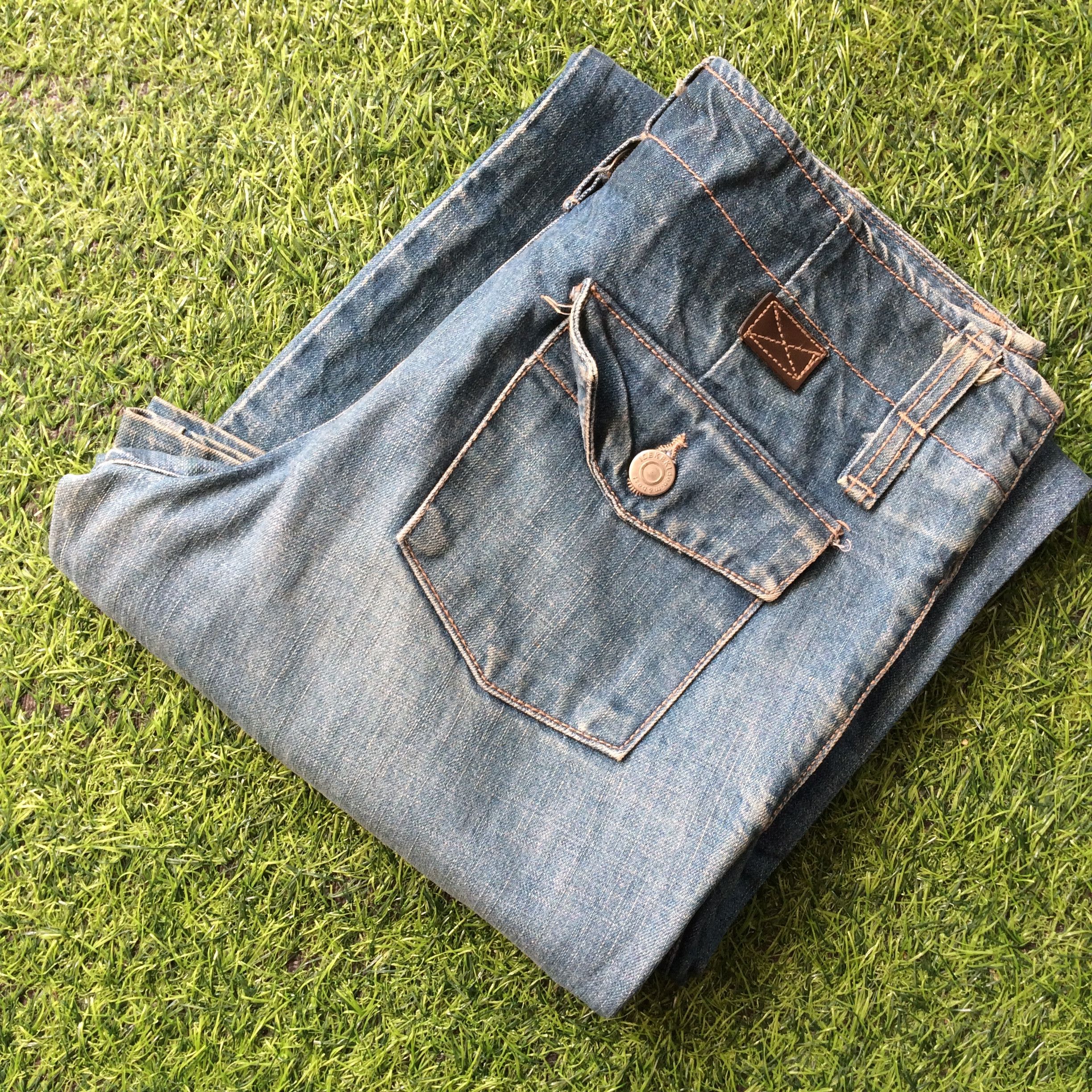 Japanese Brand Japanese Super Wide Leg Bootcut Jeans #D-429 Size 27" / US 4 / IT 40 - 10 Thumbnail