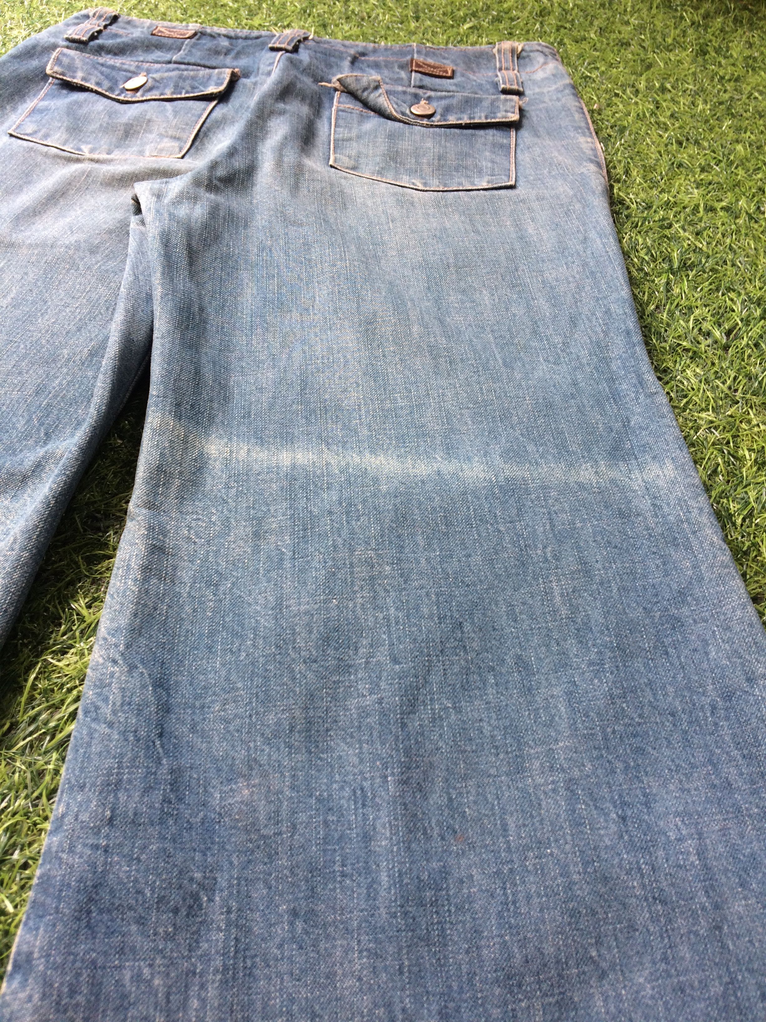 Japanese Brand Japanese Super Wide Leg Bootcut Jeans #D-429 Size 27" / US 4 / IT 40 - 9 Thumbnail