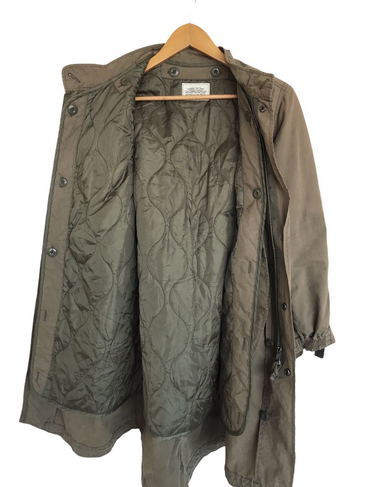 Avirex × If Six Was Nine × Le Grande Bleu (L.G.B.) Vintage 90s Avirex Parka Jacket Olive Green Size US M / EU 48-50 / 2 - 2 Thumbnail