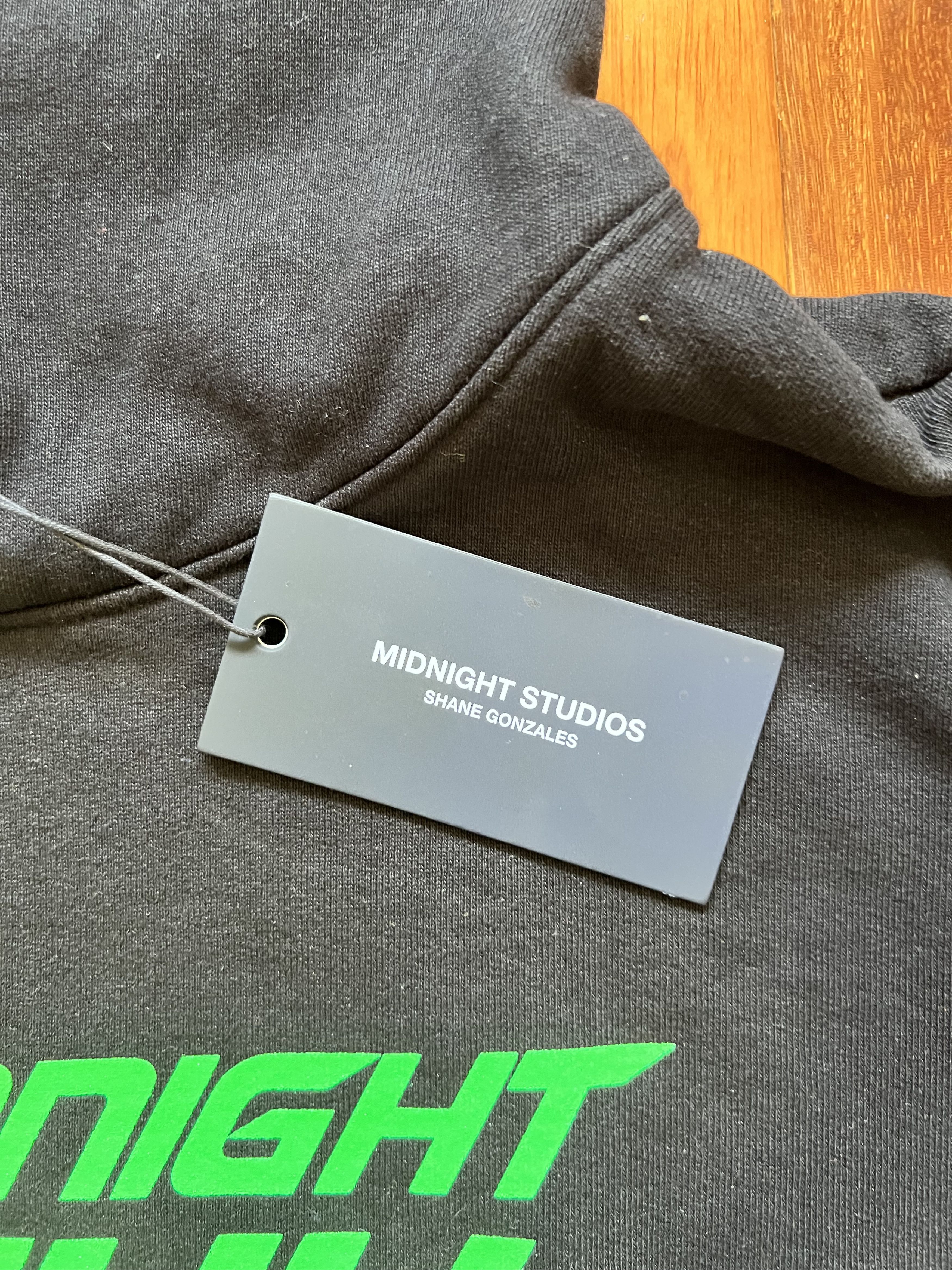 AWGE × Midnight Studios 💚 Midnight Studios x AWGE Pop Up Exclusive Rave Hoodie NEW Size US S / EU 44-46 / 1 - 7 Thumbnail