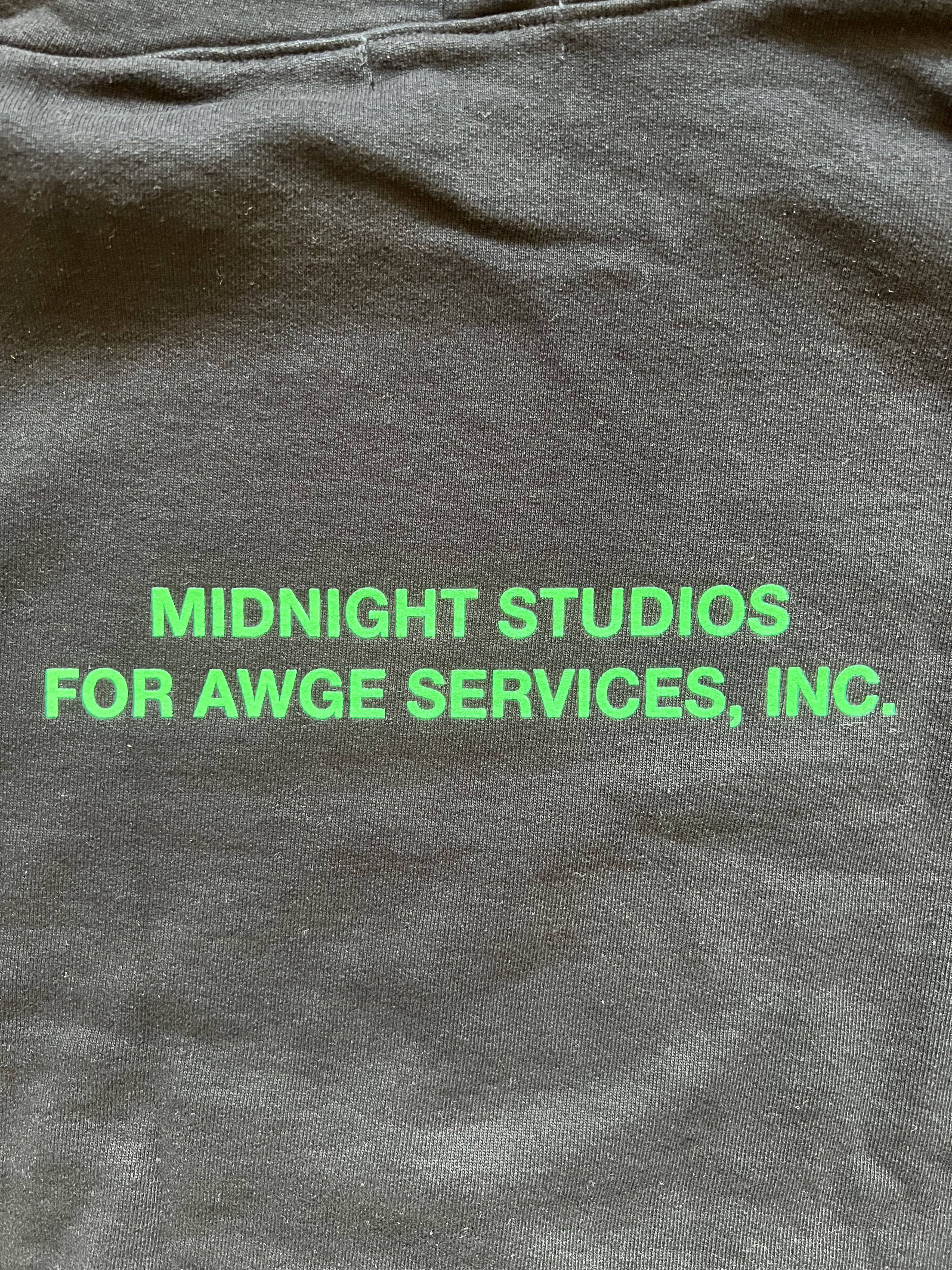 AWGE × Midnight Studios 💚 Midnight Studios x AWGE Pop Up Exclusive Rave Hoodie NEW Size US S / EU 44-46 / 1 - 5 Thumbnail