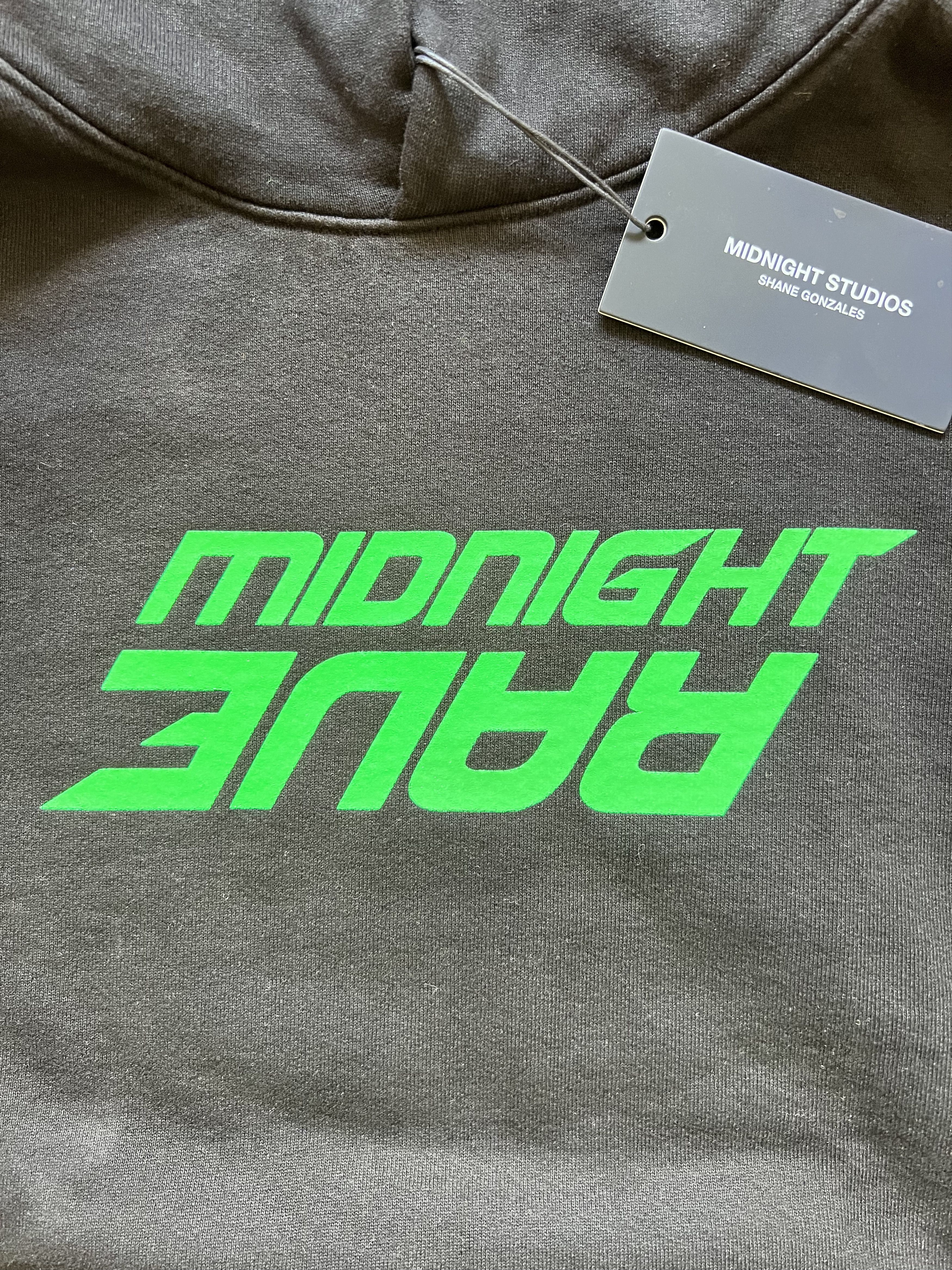 AWGE × Midnight Studios 💚 Midnight Studios x AWGE Pop Up Exclusive Rave Hoodie NEW Size US S / EU 44-46 / 1 - 4 Thumbnail