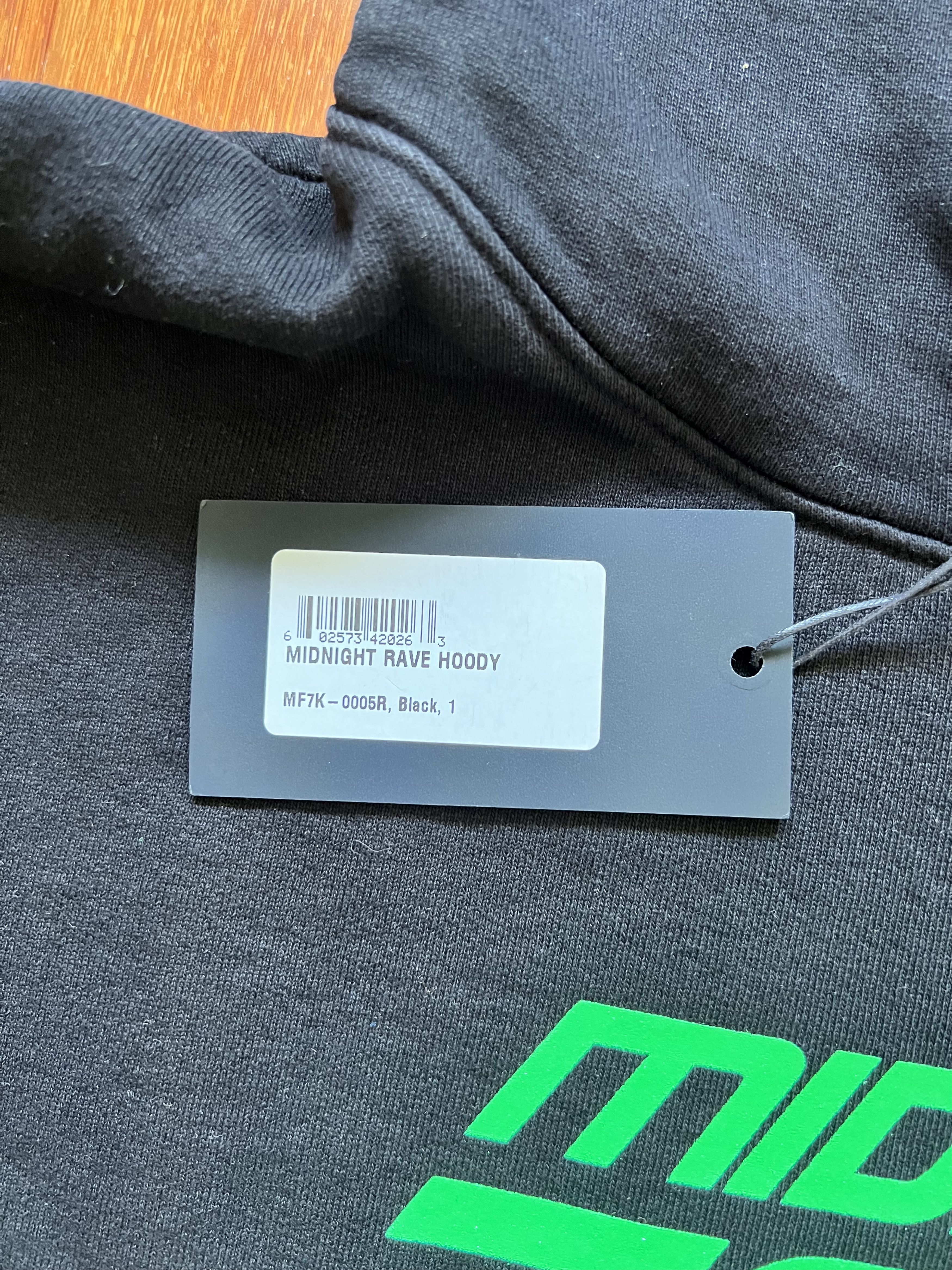 AWGE × Midnight Studios 💚 Midnight Studios x AWGE Pop Up Exclusive Rave Hoodie NEW Size US S / EU 44-46 / 1 - 8 Thumbnail
