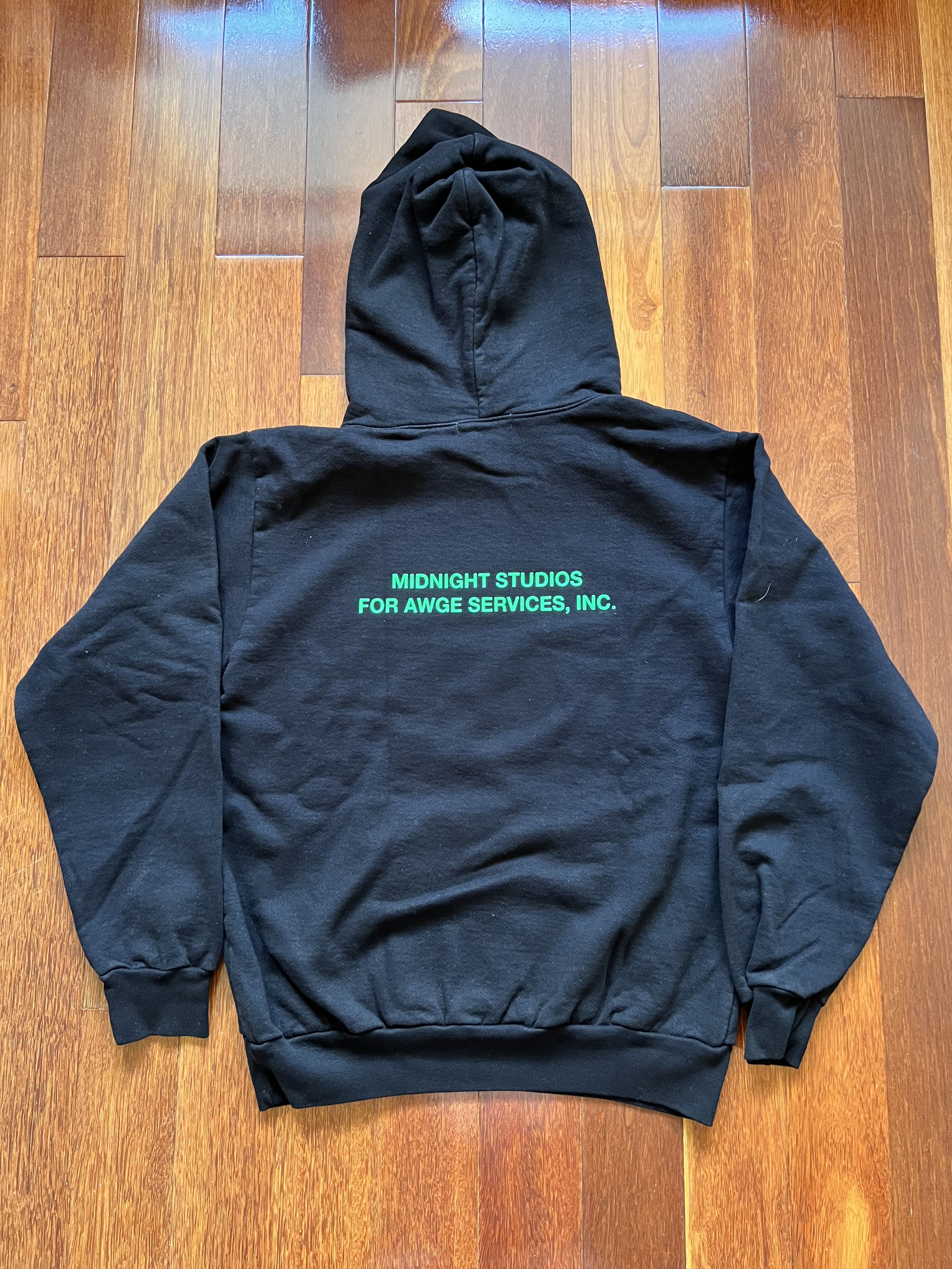 AWGE × Midnight Studios 💚 Midnight Studios x AWGE Pop Up Exclusive Rave Hoodie NEW Size US S / EU 44-46 / 1 - 2 Thumbnail
