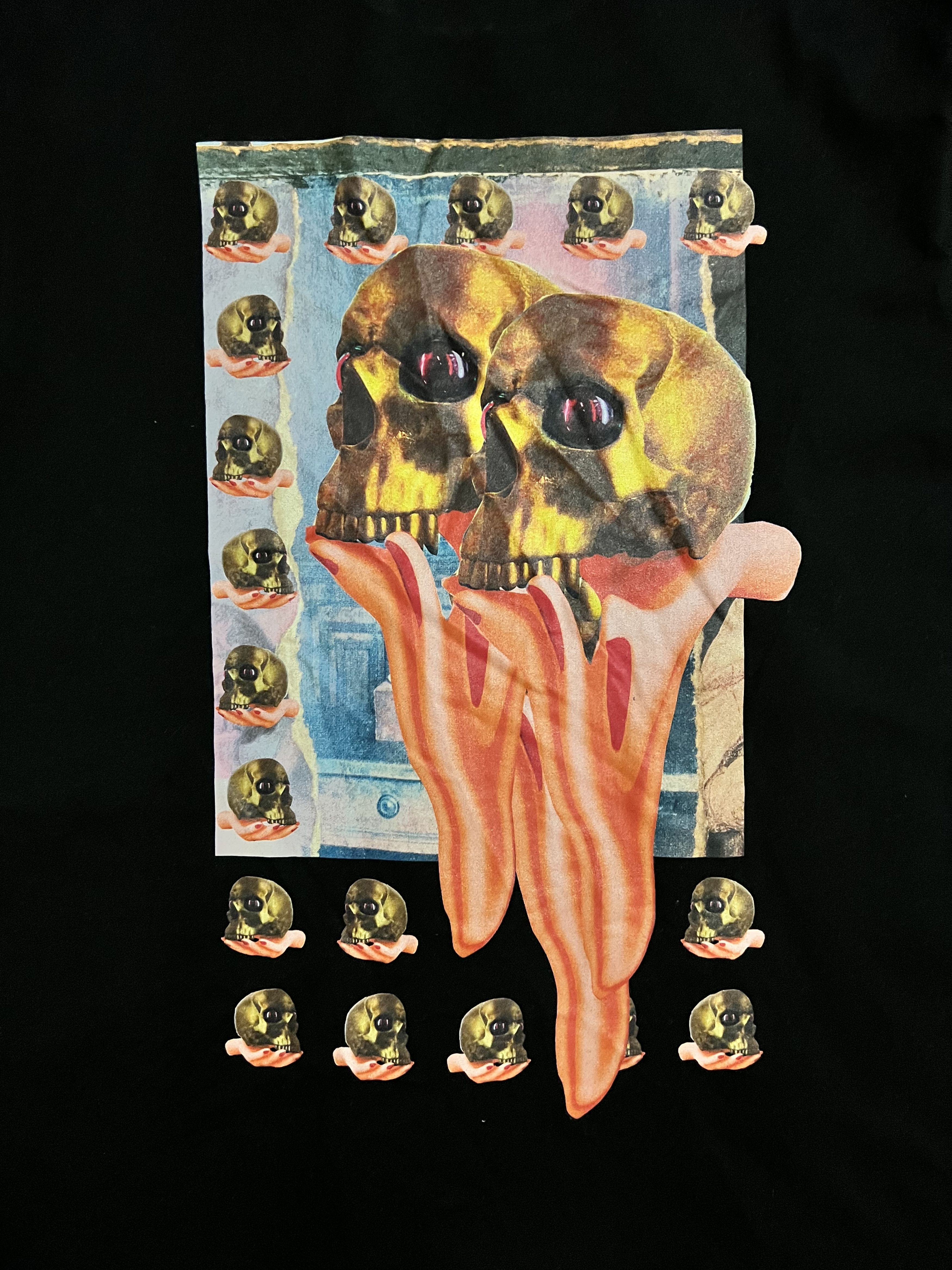 Perks And Mini × Undercover 💚 SS20 Undercover x Perks and Mini Black Skull Tee Large Size US L / EU 52-54 / 3 - 4 Thumbnail