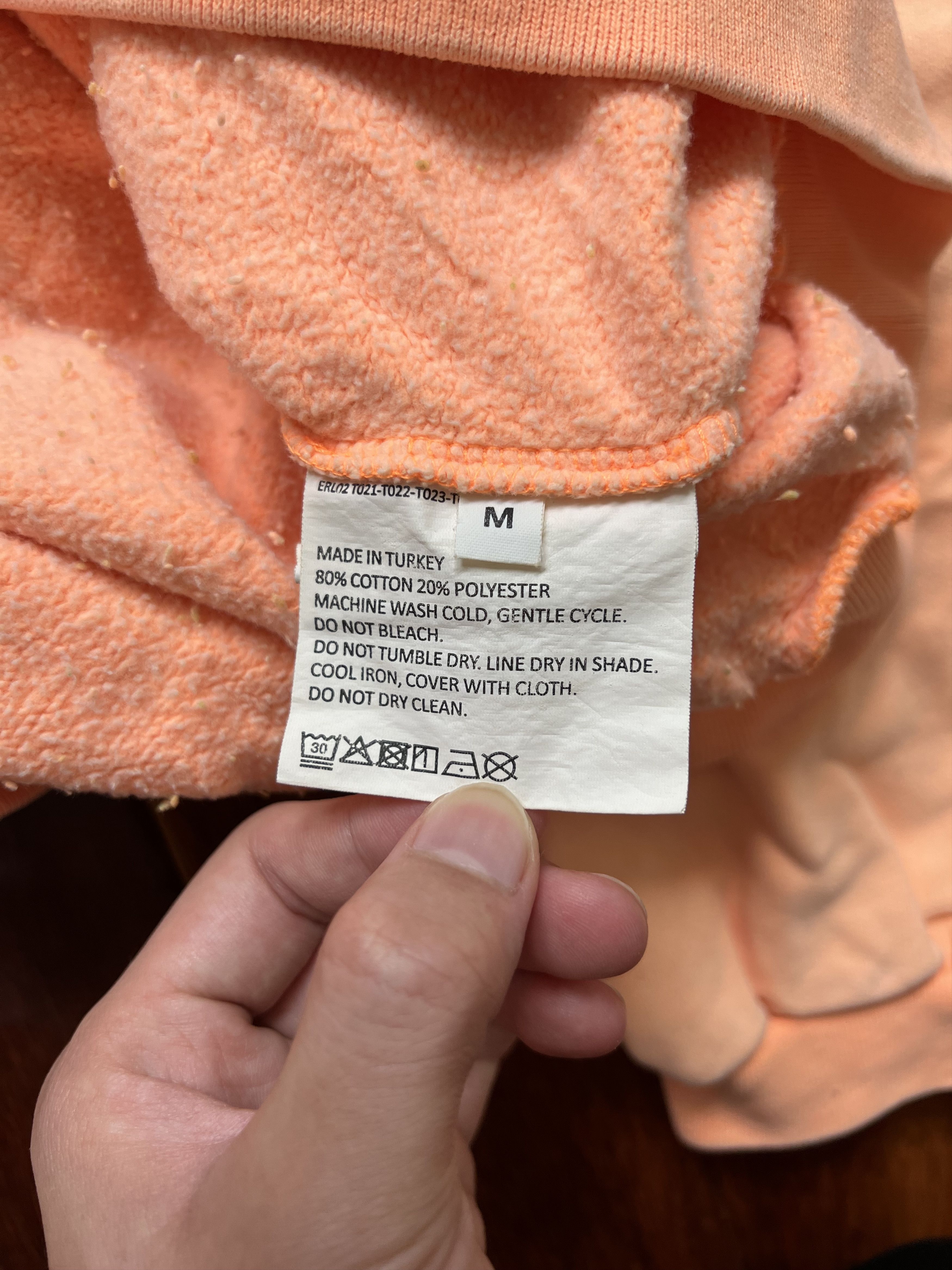 ERL 💚 SS21 ERL Orange Wave Swirl Hoodie Medium NEW Size US M / EU 48-50 / 2 - 8 Thumbnail