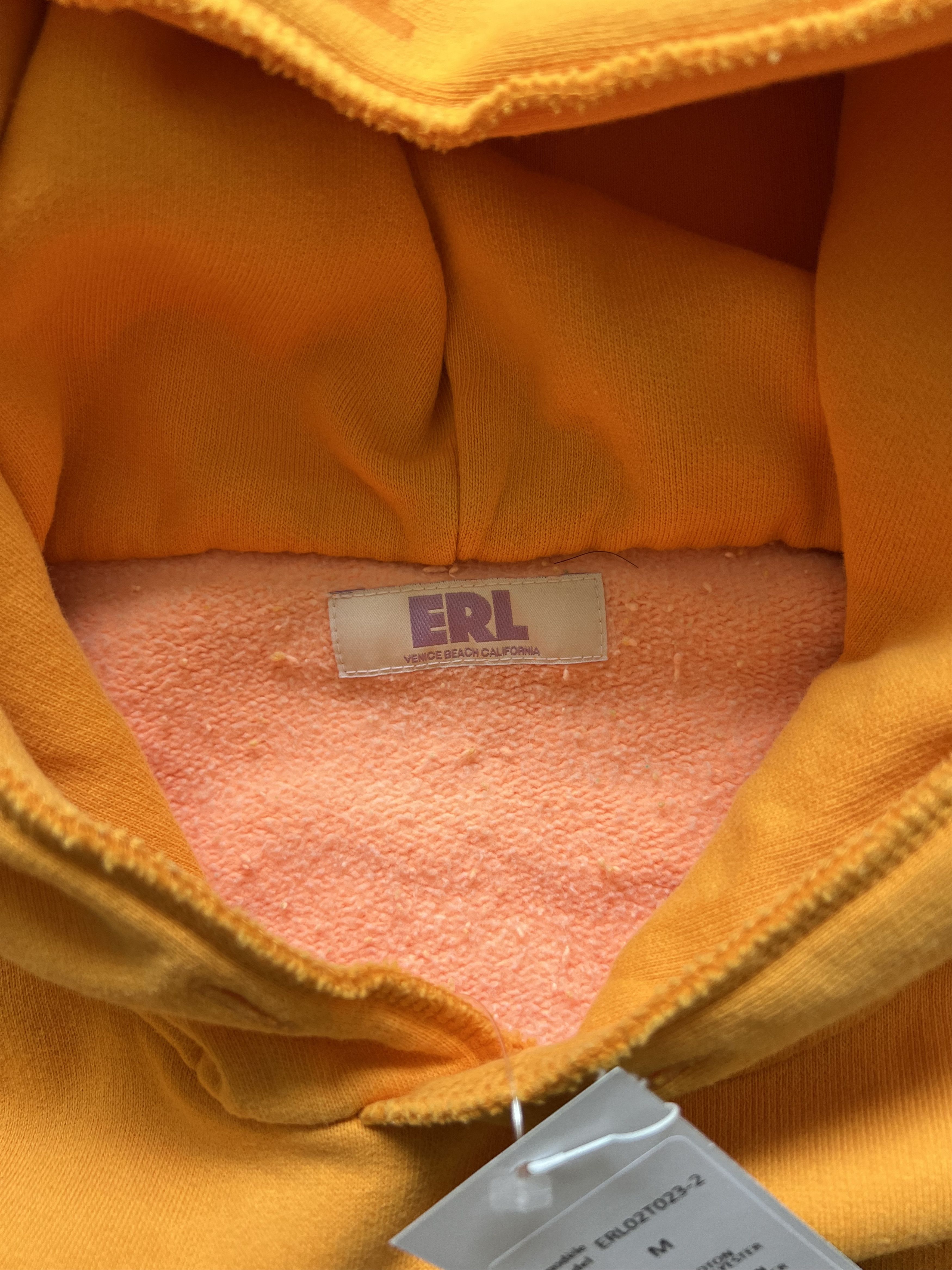 ERL 💚 SS21 ERL Orange Wave Swirl Hoodie Medium NEW Size US M / EU 48-50 / 2 - 5 Thumbnail