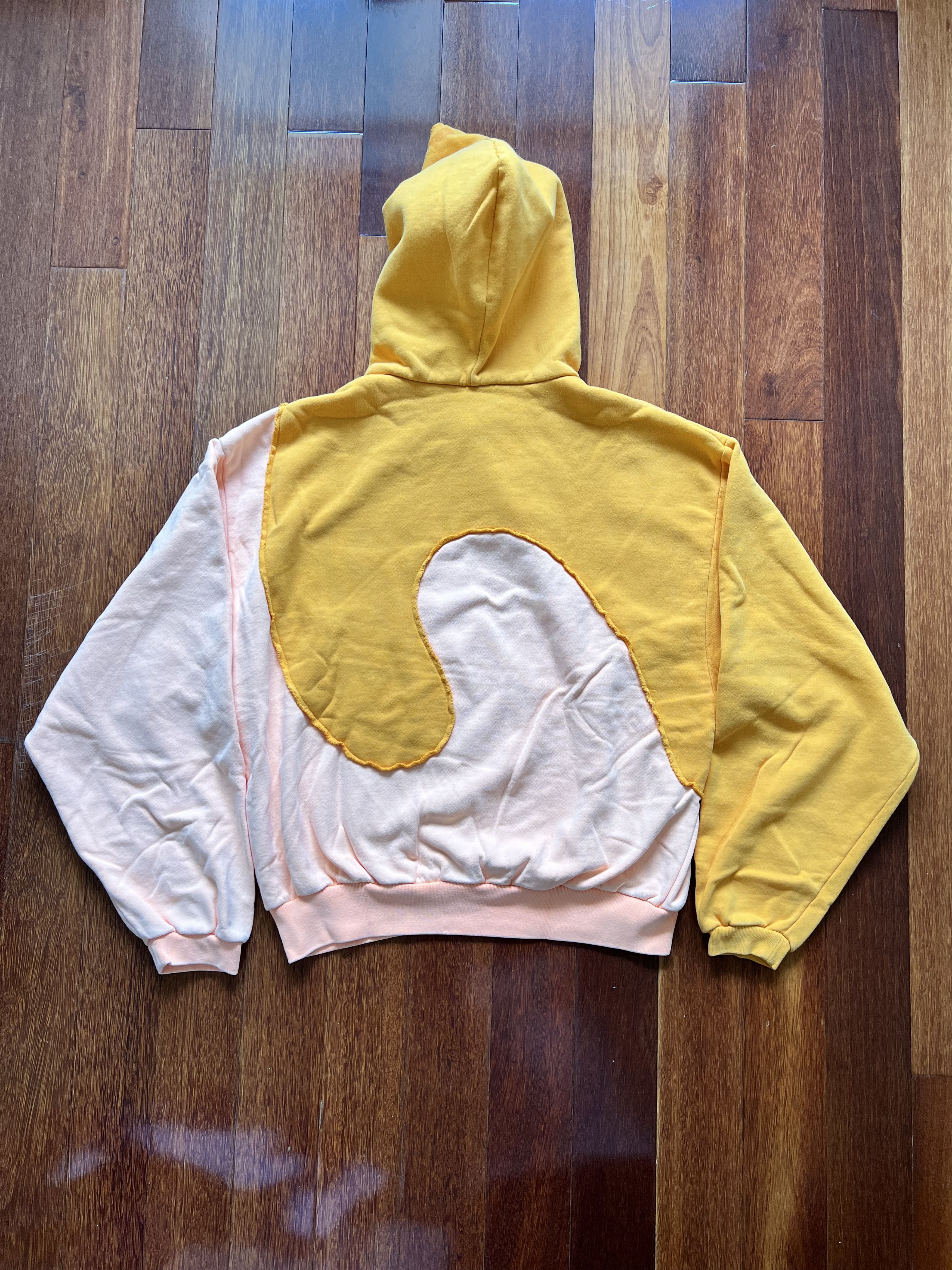 ERL 💚 SS21 ERL Orange Wave Swirl Hoodie Medium NEW Size US M / EU 48-50 / 2 - 2 Thumbnail