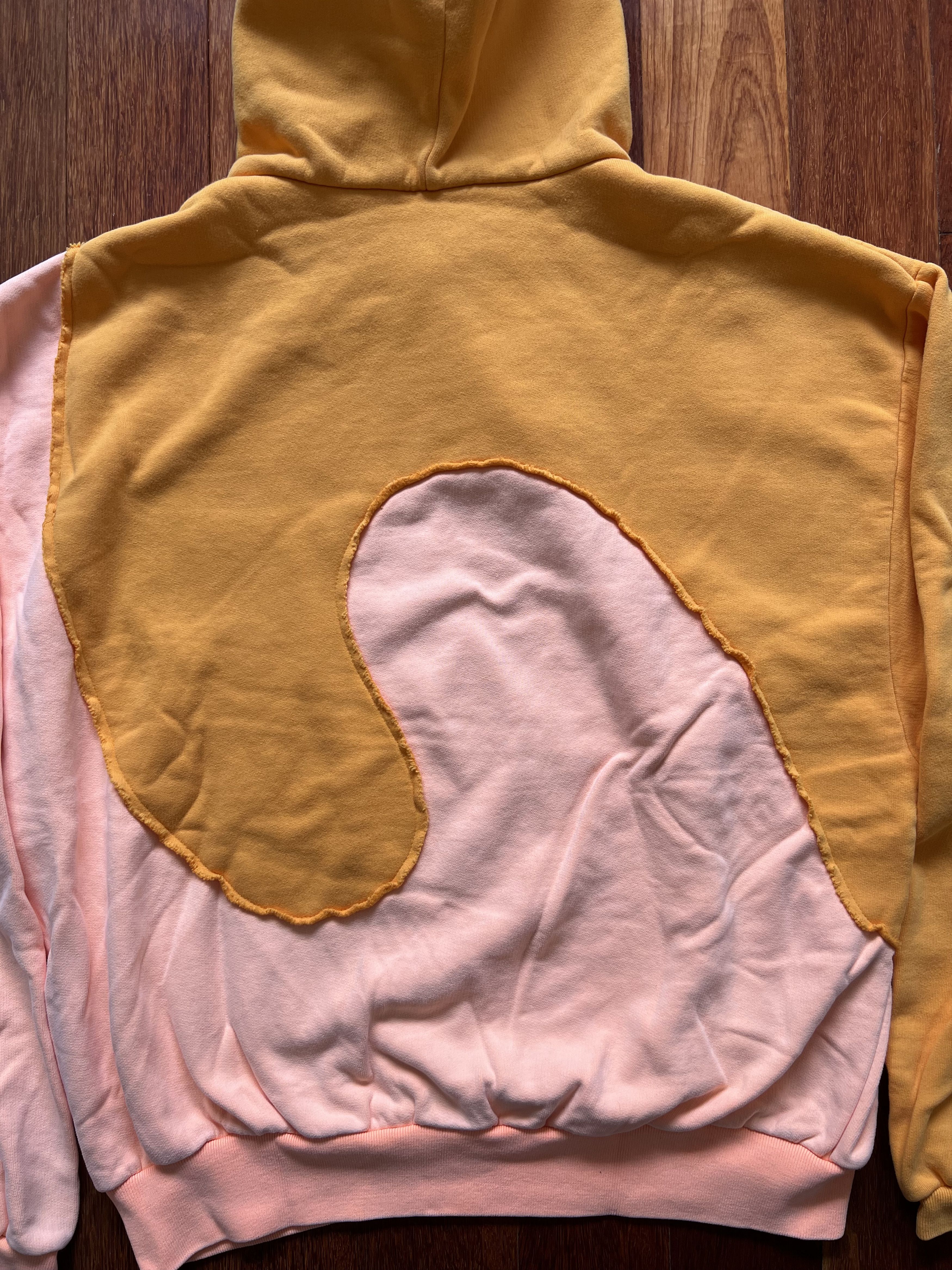 ERL 💚 SS21 ERL Orange Wave Swirl Hoodie Medium NEW Size US M / EU 48-50 / 2 - 7 Thumbnail