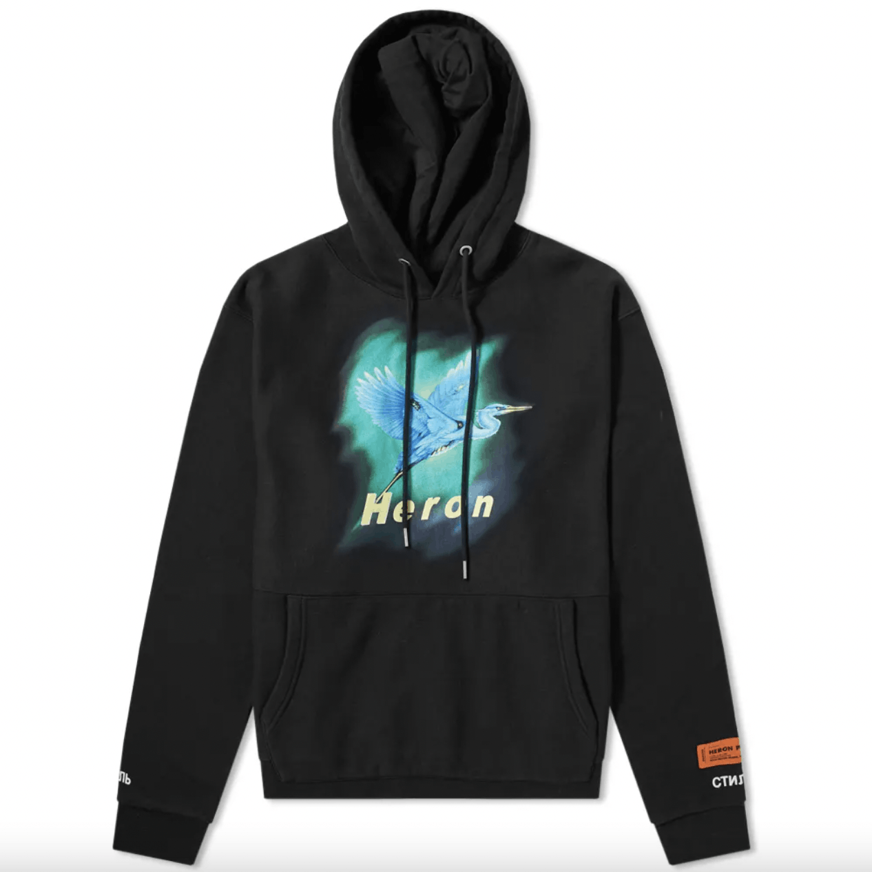 Heron Preston 💚 Heron Preston Airbrush Hoodie Black Large NEW Size US L / EU 52-54 / 3 - 1 Thumbnail