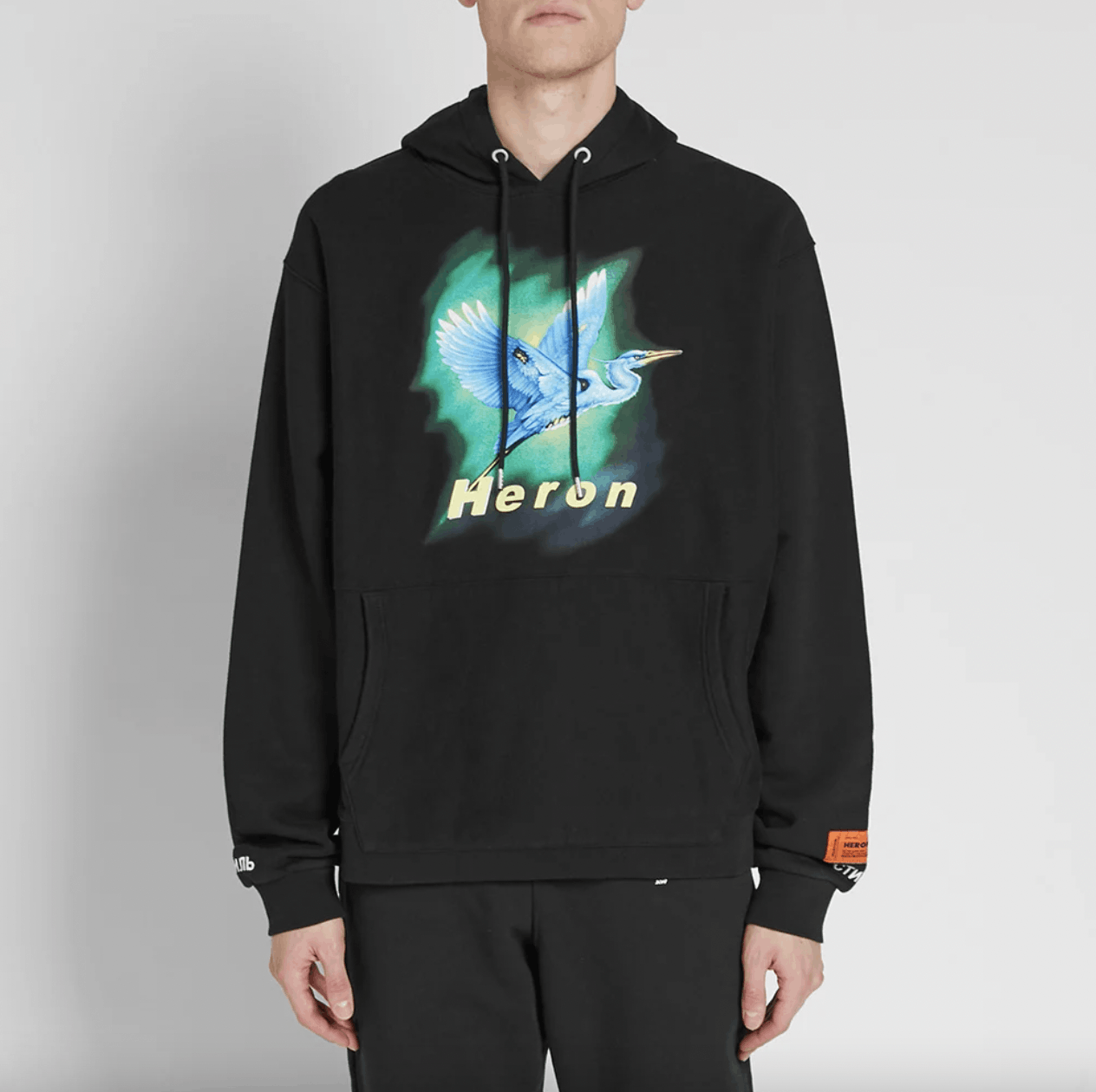 Heron Preston 💚 Heron Preston Airbrush Hoodie Black Large NEW Size US L / EU 52-54 / 3 - 2 Thumbnail