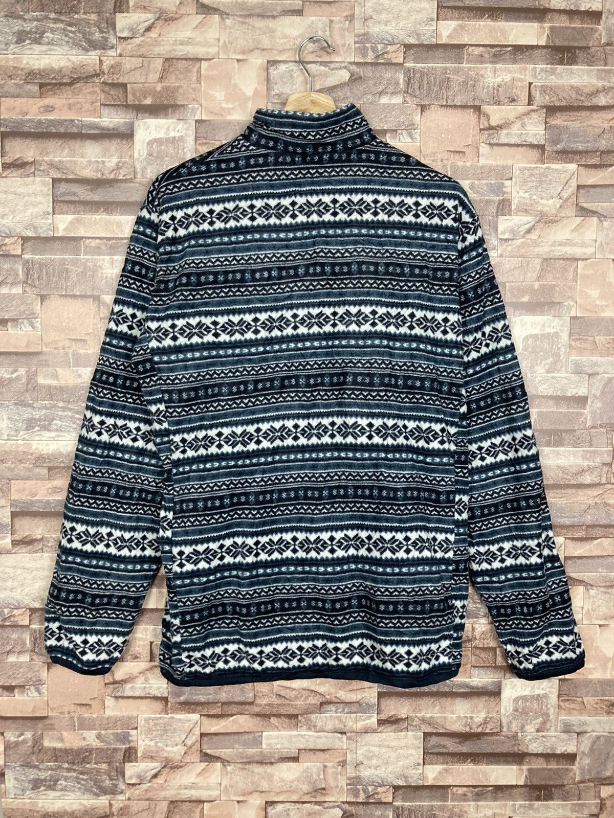 Japanese Brand Uniqlo Fleece Zipper Up #19-3 Size US XL / EU 56 / 4 - 2 Thumbnail