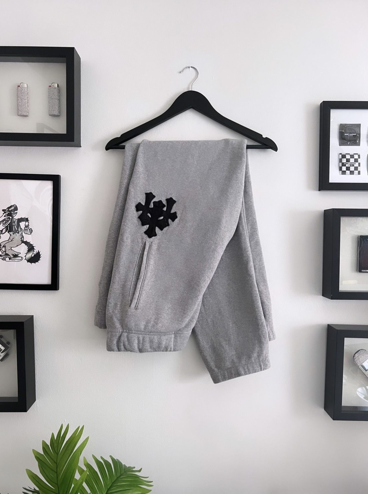 Chrome Hearts Cross Patch Sweatpants