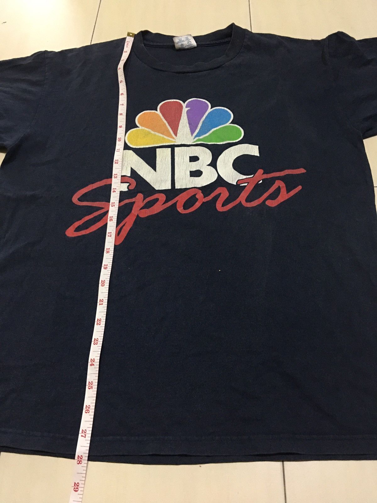 Vintage Vintage 90s NBC Sports Champions Big logo shirt Size US L / EU 52-54 / 3 - 9 Thumbnail