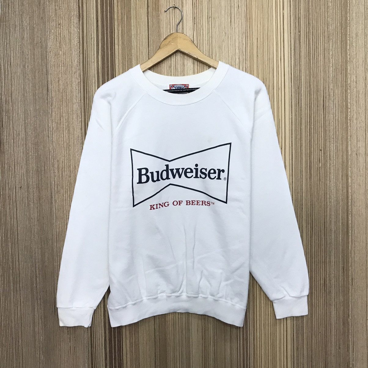 Budweiser Vintage Budweiser Sweatshirt Jumper Pullover CrewNeck Size US M / EU 48-50 / 2 - 1 Thumbnail