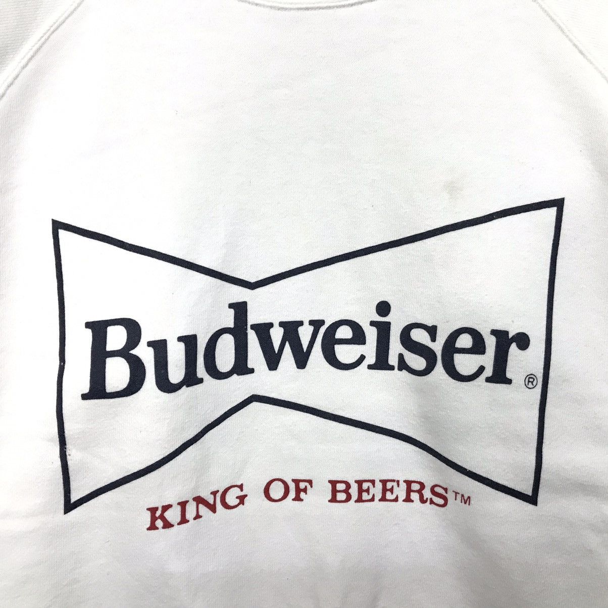 Budweiser Vintage Budweiser Sweatshirt Jumper Pullover CrewNeck Size US M / EU 48-50 / 2 - 2 Thumbnail