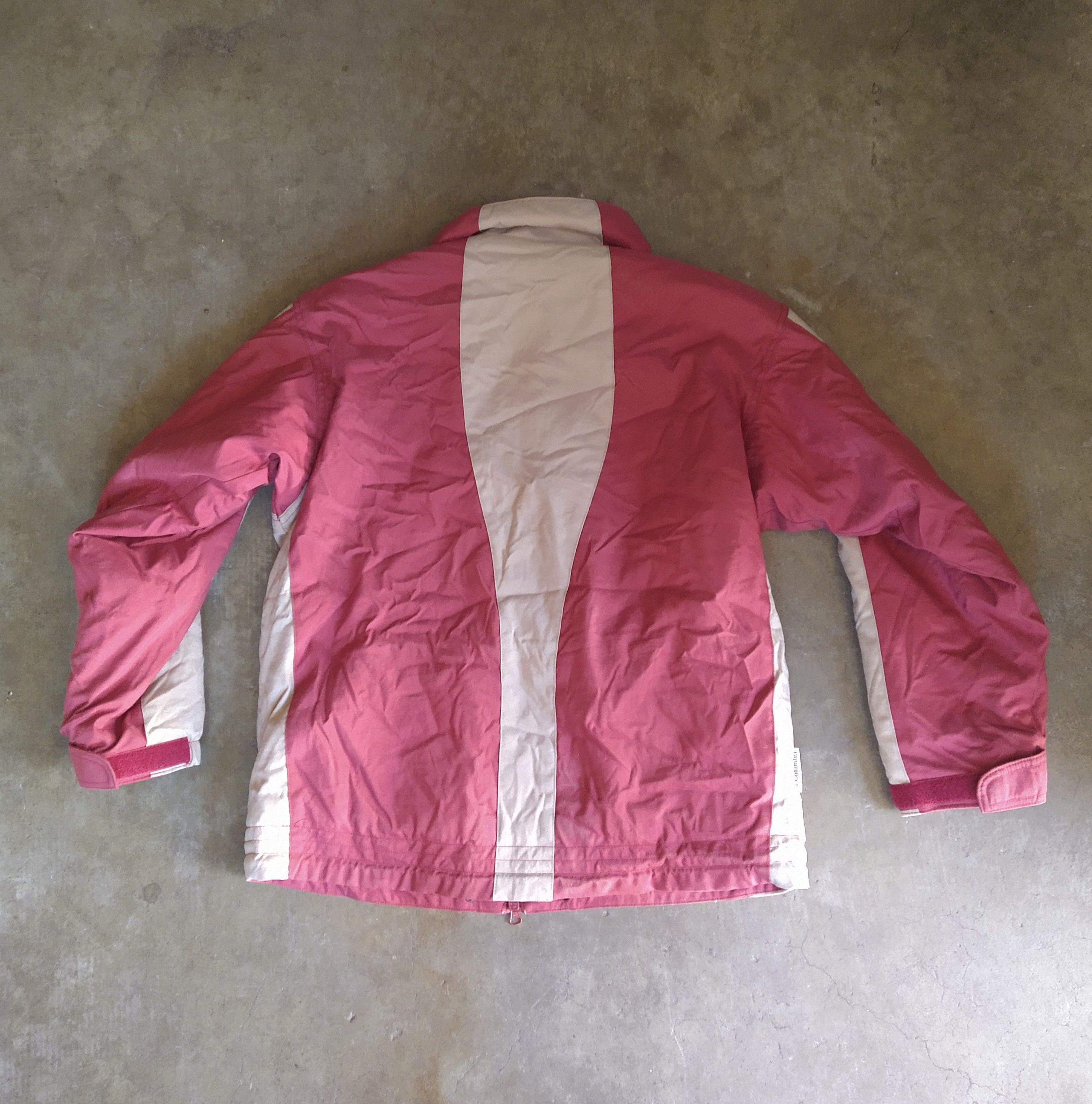 Columbia Vintage Columbia Jacket Medium Red Beige Nylon Zip Techwear Size US M / EU 48-50 / 2 - 11 Thumbnail