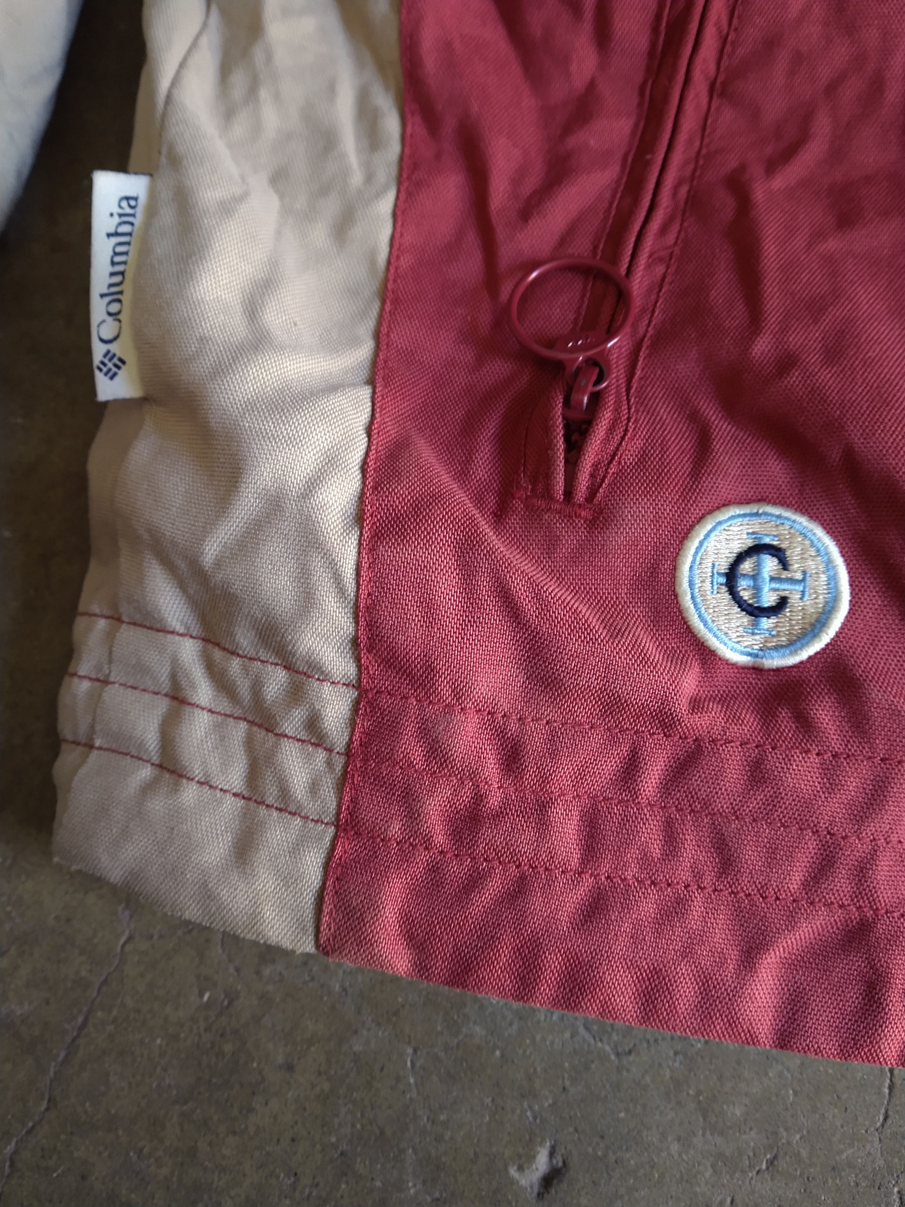 Columbia Vintage Columbia Jacket Medium Red Beige Nylon Zip Techwear Size US M / EU 48-50 / 2 - 4 Thumbnail