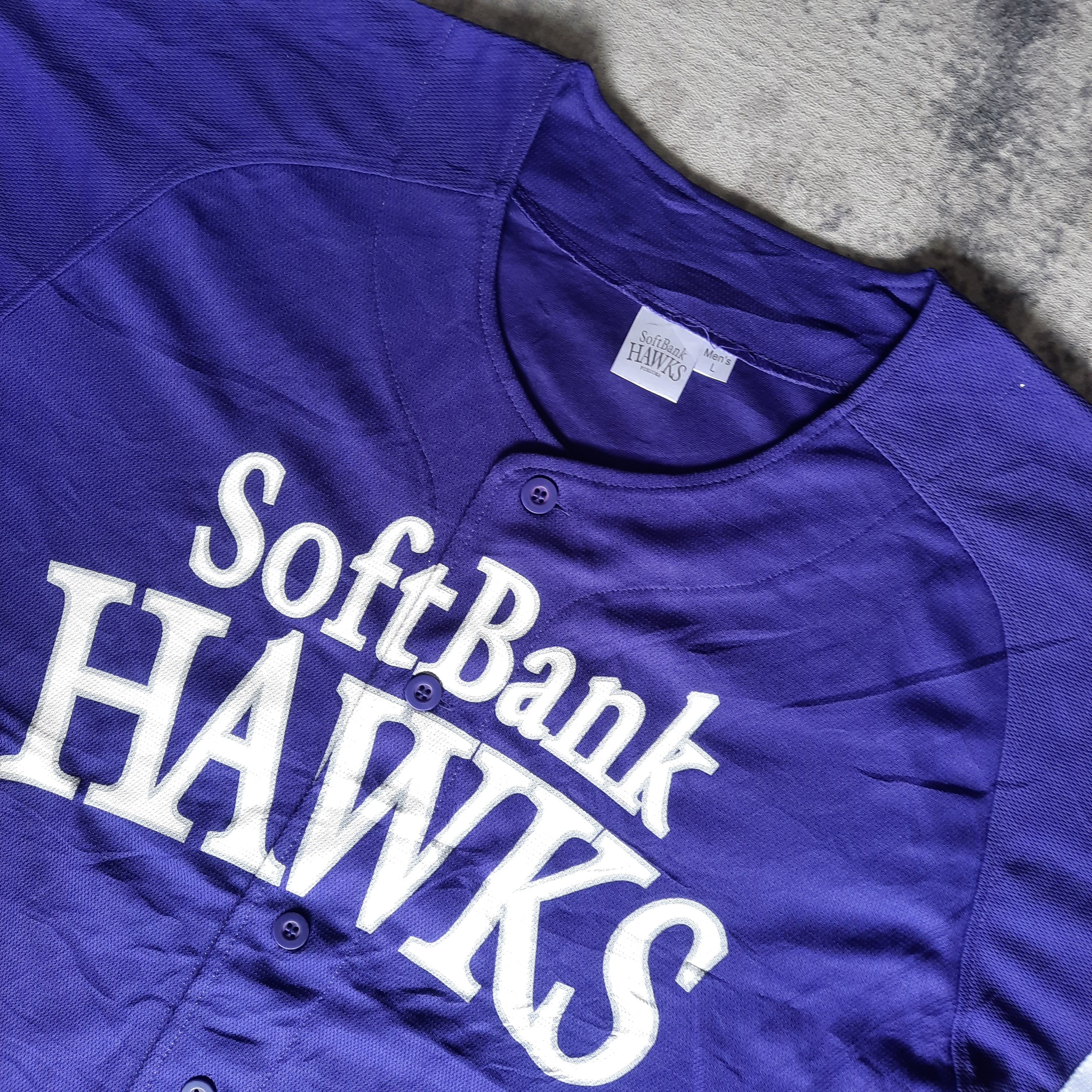 Japanese Brand 🔥NPB fukuoka softbank hawks baseball jersey Size US M / EU 48-50 / 2 - 2 Thumbnail
