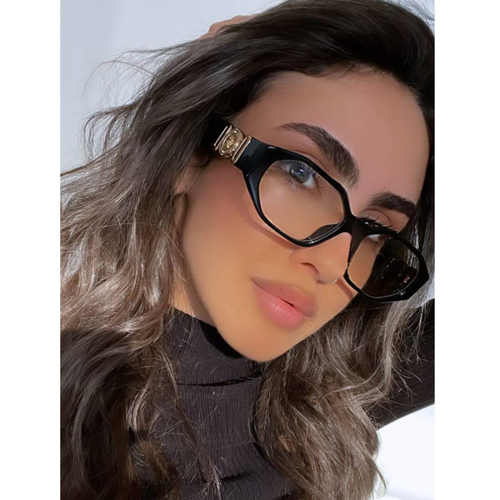 NEW Versace VE3320U Black Biggie Frames Eyeglasses