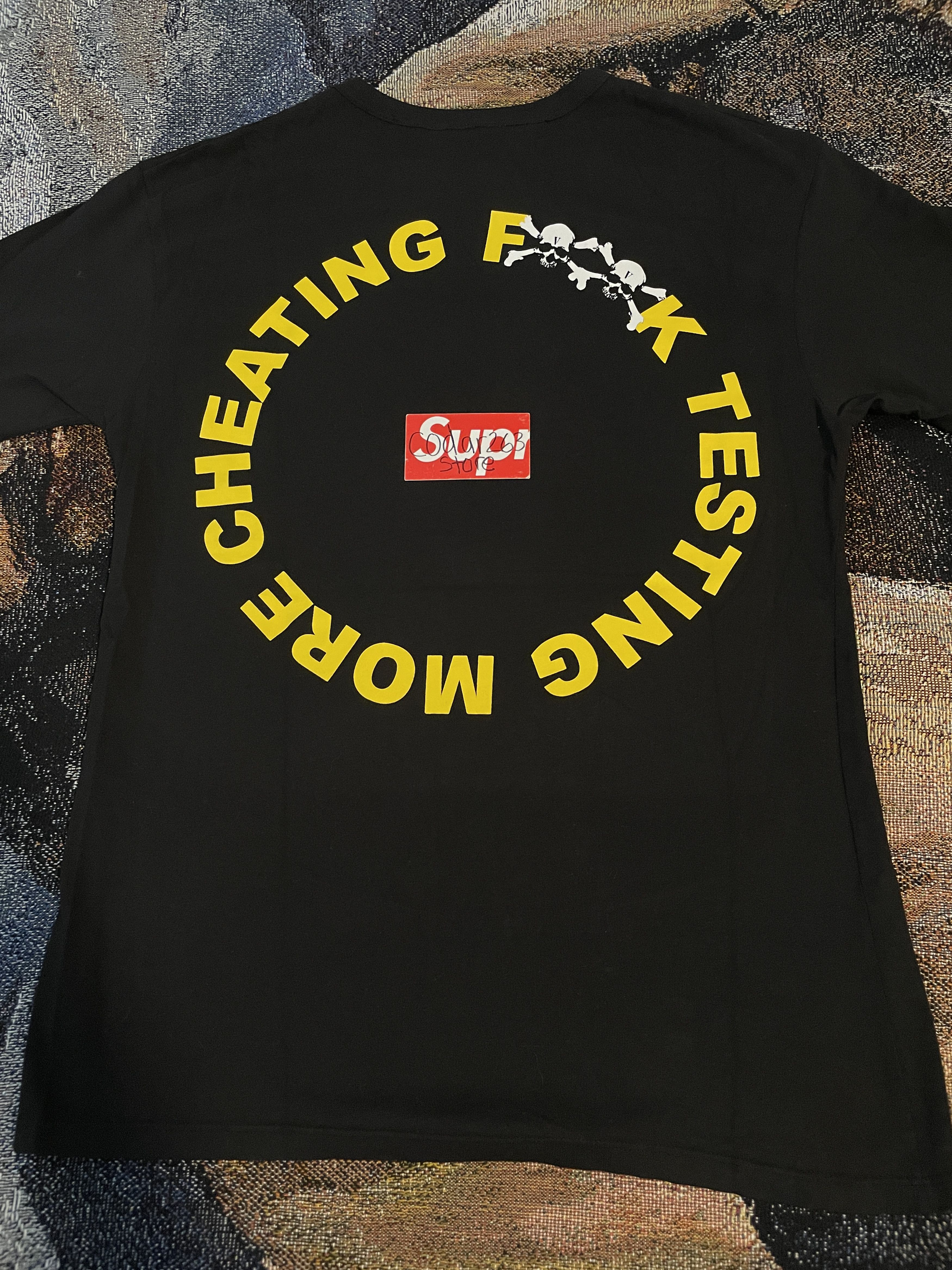 A$AP Rocky × Vlone VLONE x Testing Tee A$AP Rocky AWGE Barbed Wire Smiley Tour Size US S / EU 44-46 / 1 - 4 Thumbnail