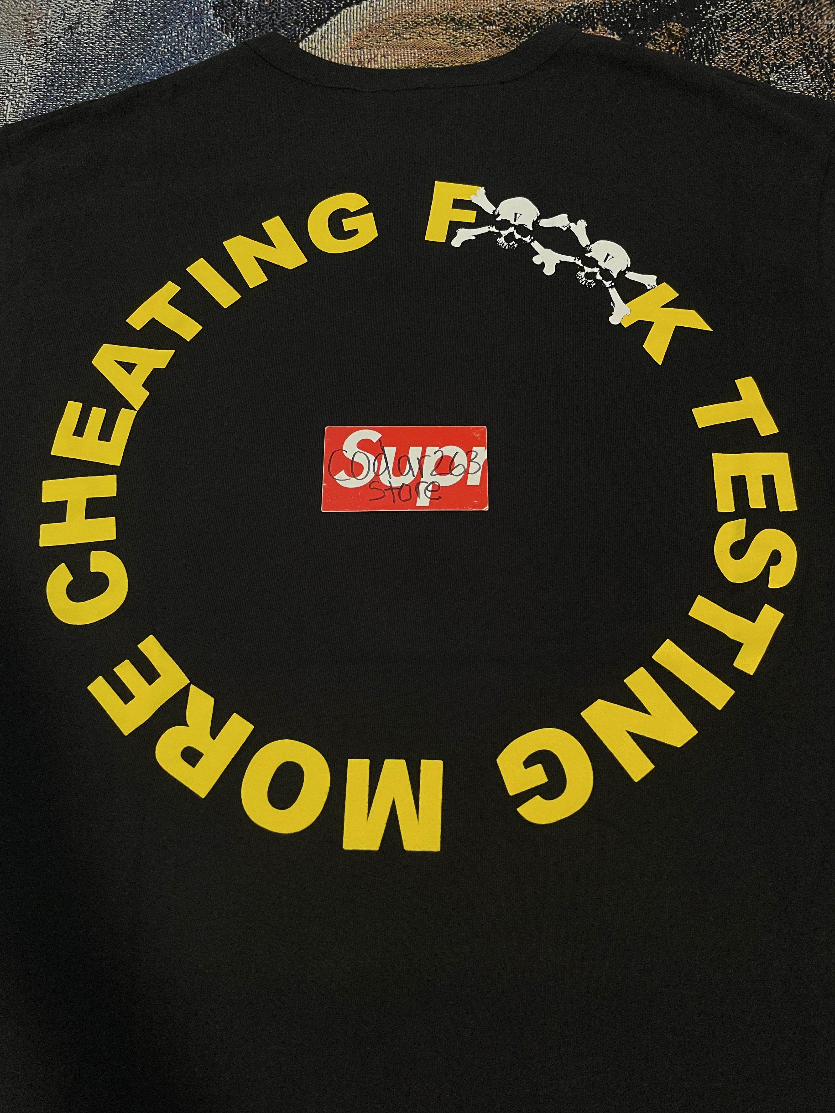 A$AP Rocky × Vlone VLONE x Testing Tee A$AP Rocky AWGE Barbed Wire Smiley Tour Size US S / EU 44-46 / 1 - 5 Thumbnail