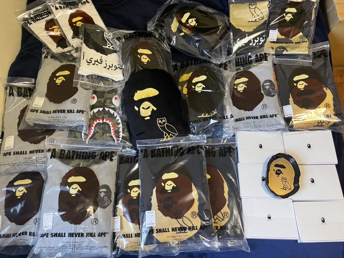 Bape Bape x Ovo Cushion Pillow Size ONE SIZE - 3 Thumbnail