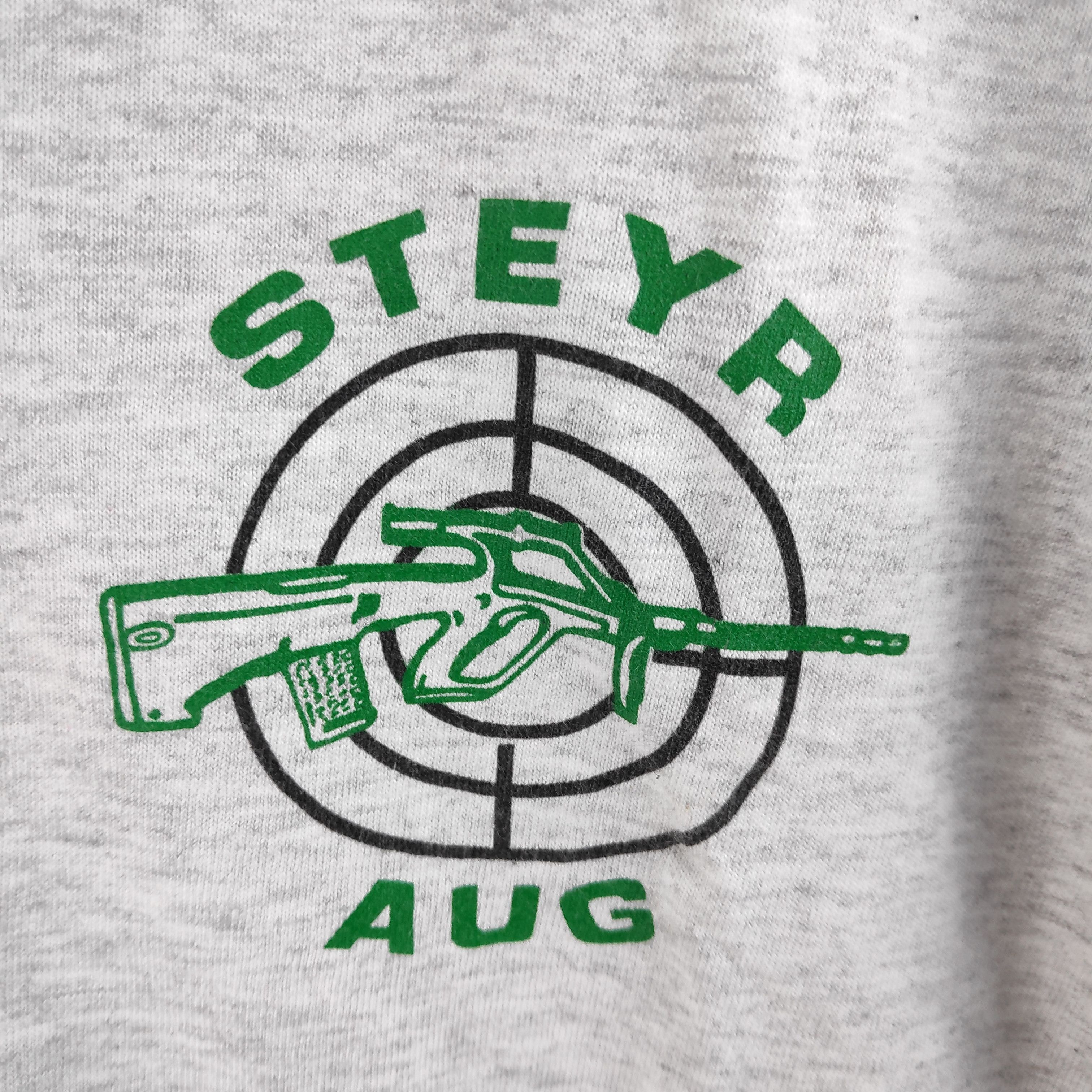 Vintage Vtg 90s Steyr Aug Rifle Tshirt Size US M / EU 48-50 / 2 - 4 Thumbnail