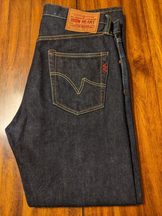 Iron Heart Iron Heart IH666S142 Slim Straight Selvedge Denim Jeans
