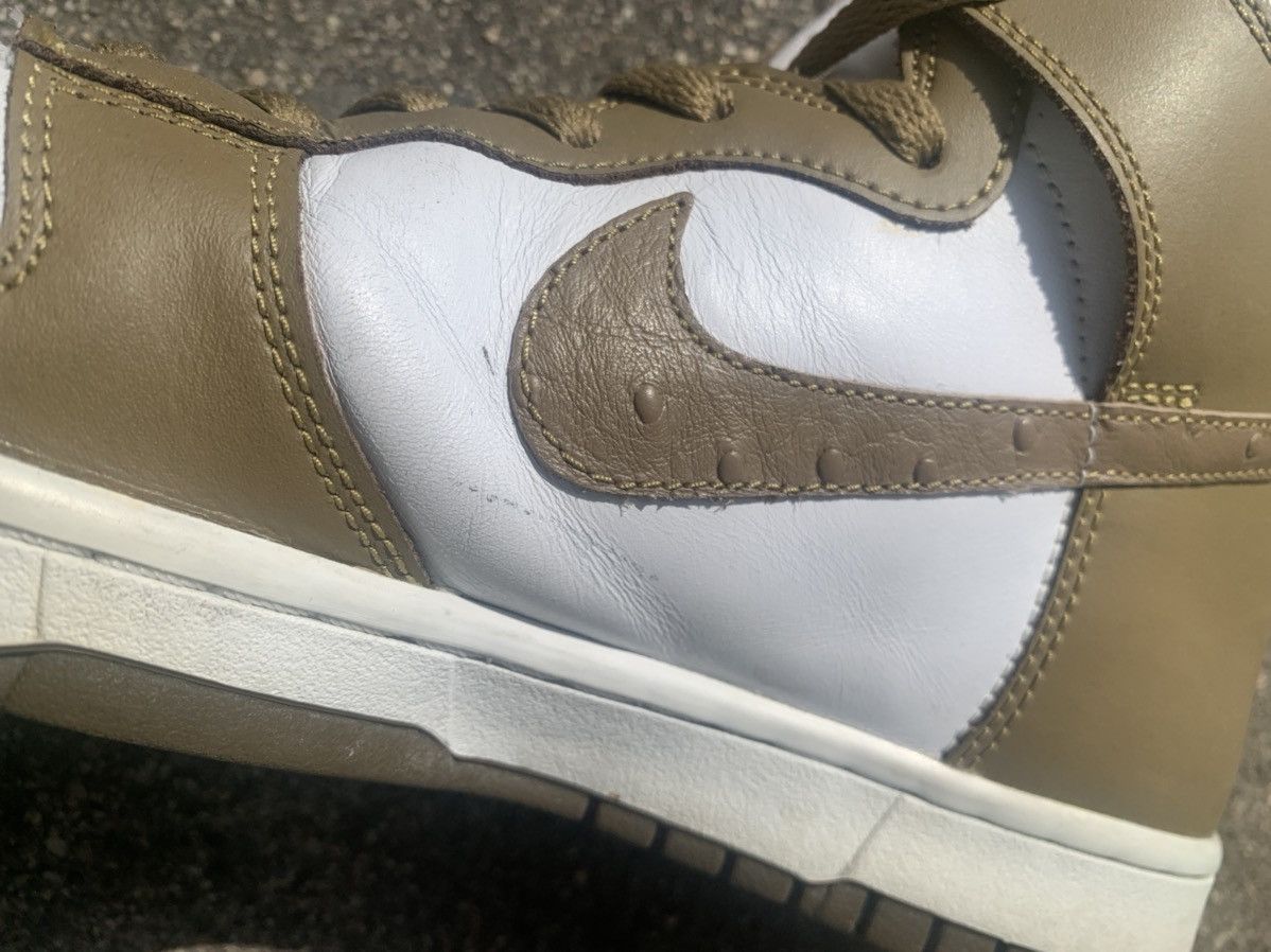 Nike Nike Dunk High 2010 Ostrich Pack Kelp Olive Travis Size US 9 / EU 42 - 12 Thumbnail