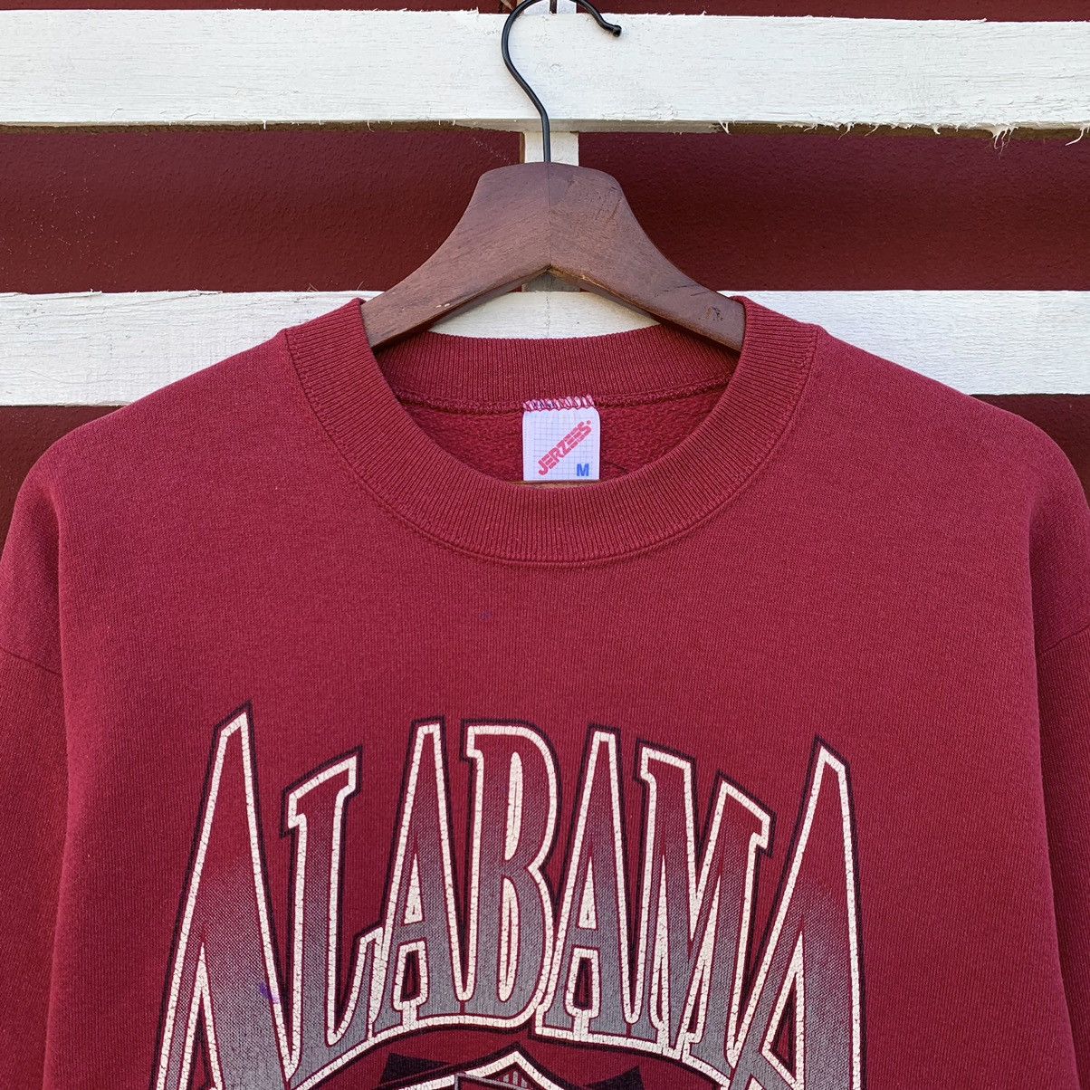 Jerzees Vintage Alabama Crimson Tide Football Sweatshirt Size US S / EU 44-46 / 1 - 3 Thumbnail