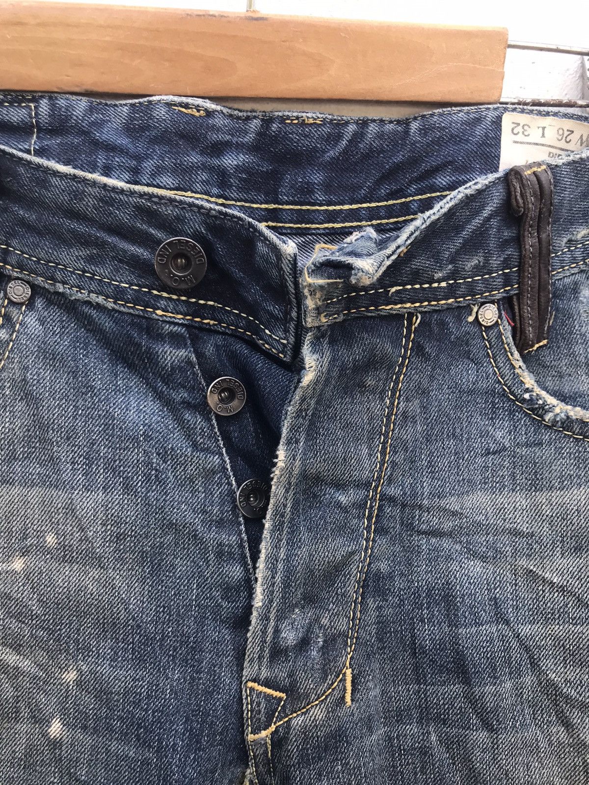 Diesel 30x31 Diesel distressed denim jeans Size US 30 / EU 46 - 2 Thumbnail