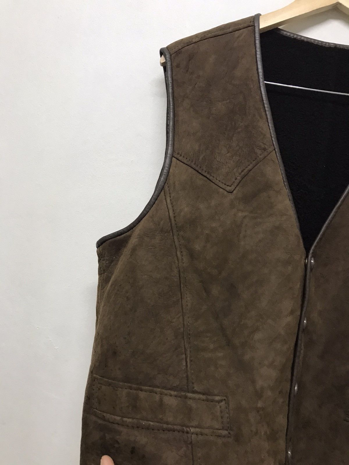 Vintage Nice❗️Vintage Malubel Sydney Sheepskin Sherpa Vest Jacket Size US XL / EU 56 / 4 - 7 Thumbnail