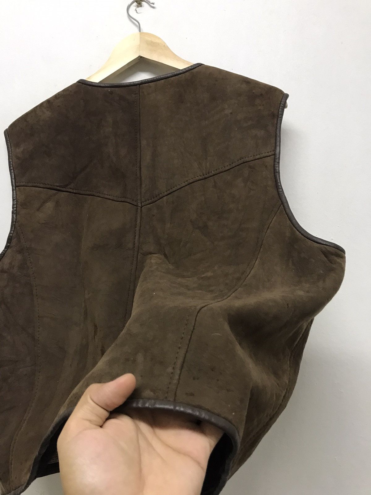Vintage Nice❗️Vintage Malubel Sydney Sheepskin Sherpa Vest Jacket Size US XL / EU 56 / 4 - 8 Thumbnail