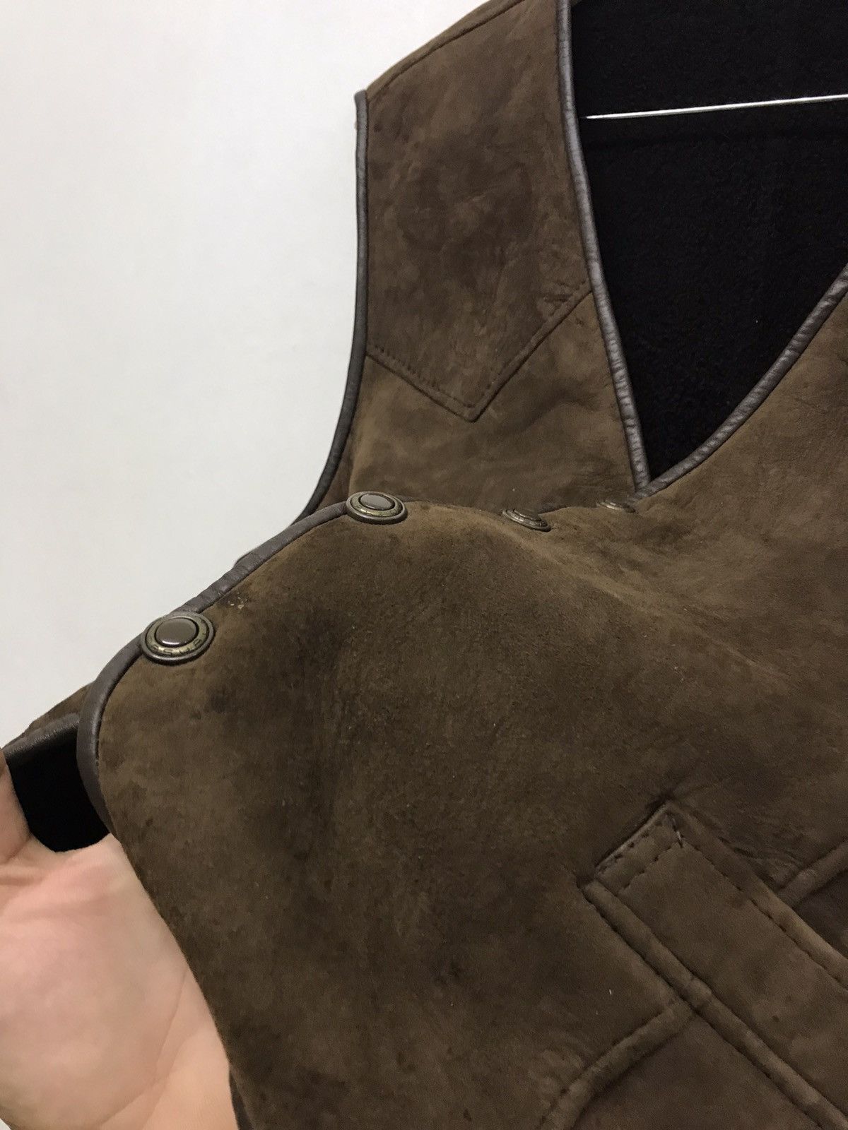 Vintage Nice❗️Vintage Malubel Sydney Sheepskin Sherpa Vest Jacket Size US XL / EU 56 / 4 - 4 Thumbnail
