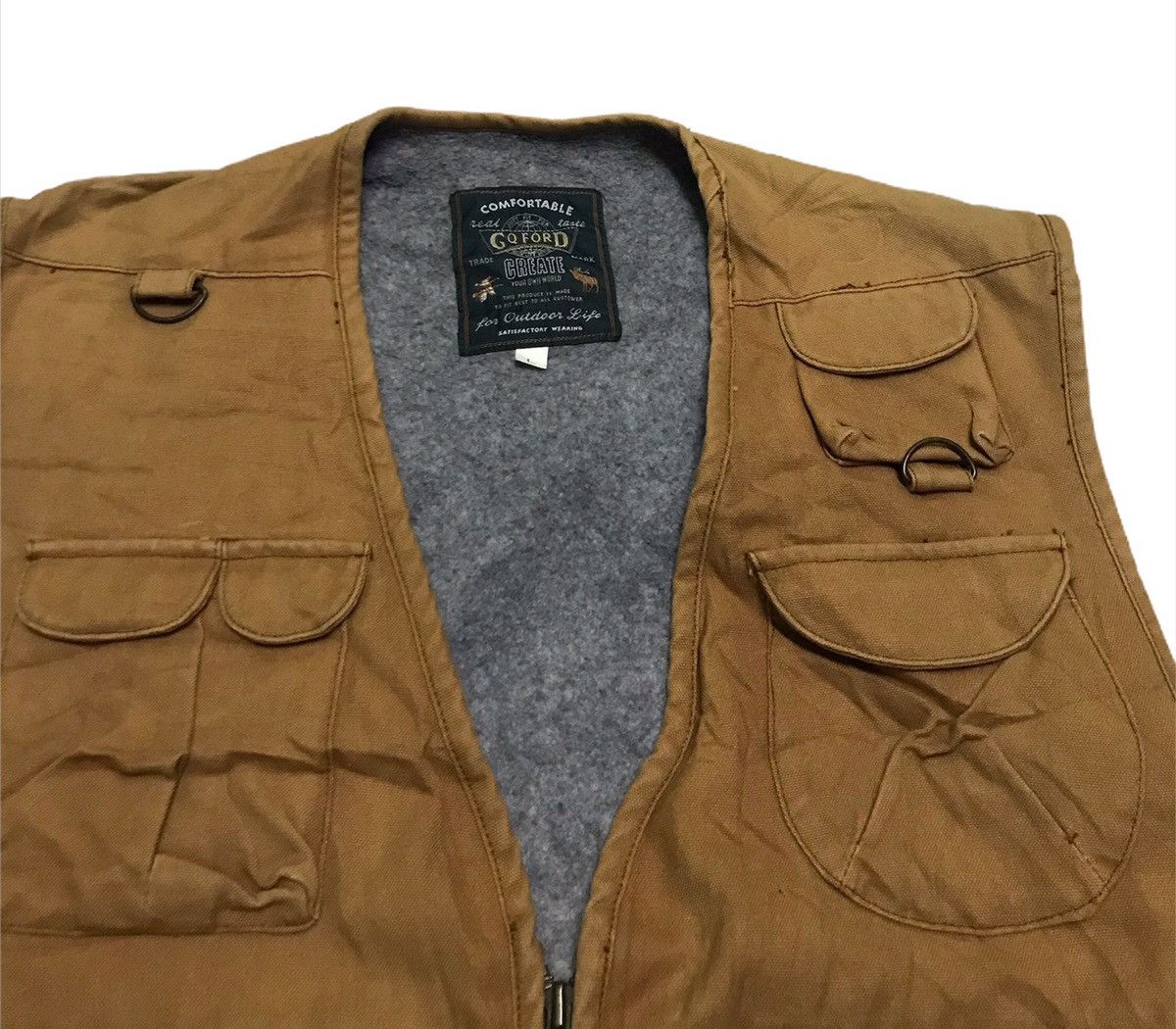 Vintage GQ ford tactical outdoor vest jacket Size US L / EU 52-54 / 3 - 2 Thumbnail