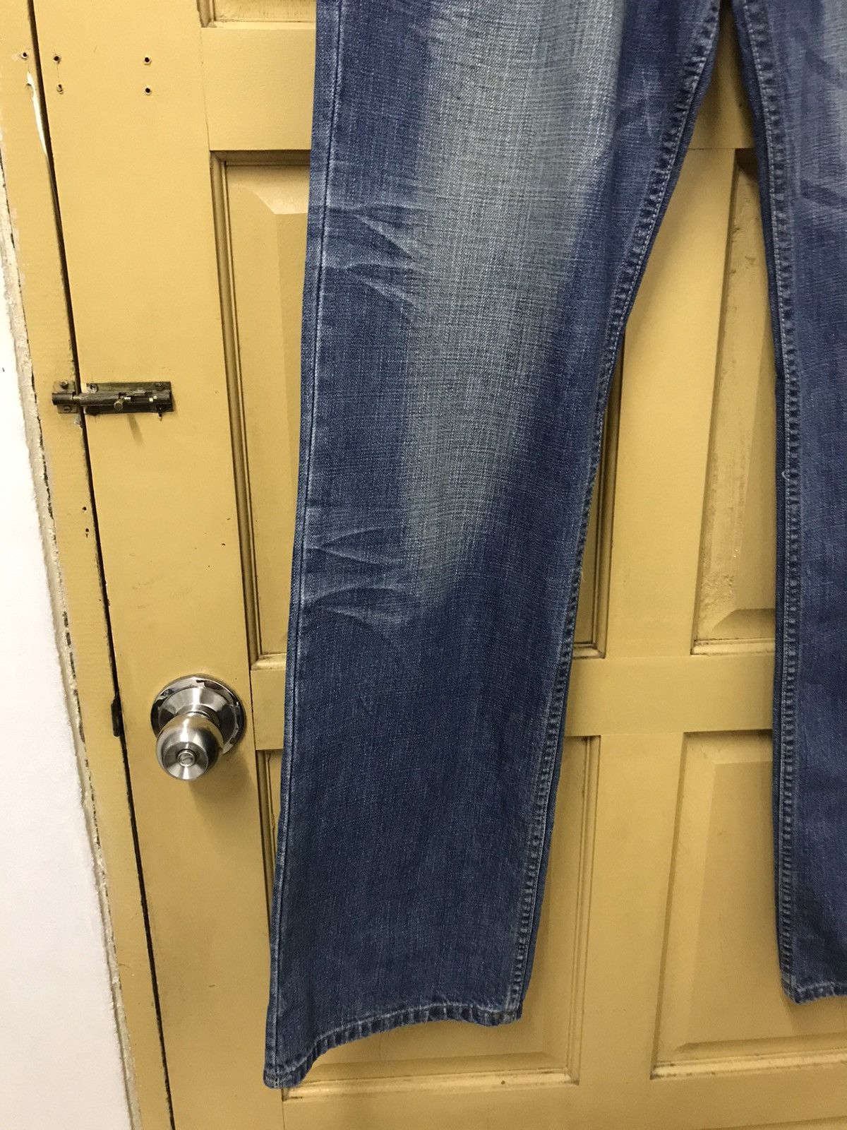 Japanese Brand Vintage 90s Weare Replay Flare Distressed Jeans Size US 36 / EU 52 - 4 Thumbnail