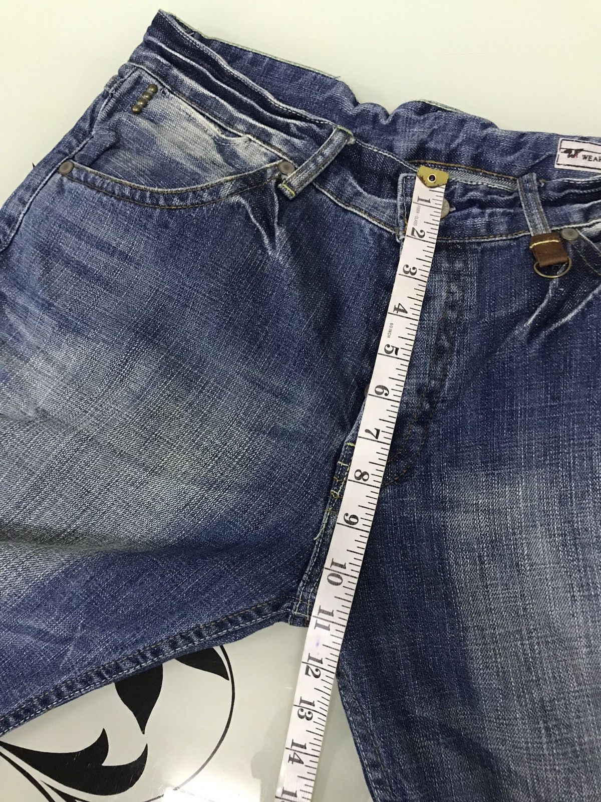 Japanese Brand Vintage 90s Weare Replay Flare Distressed Jeans Size US 36 / EU 52 - 20 Thumbnail