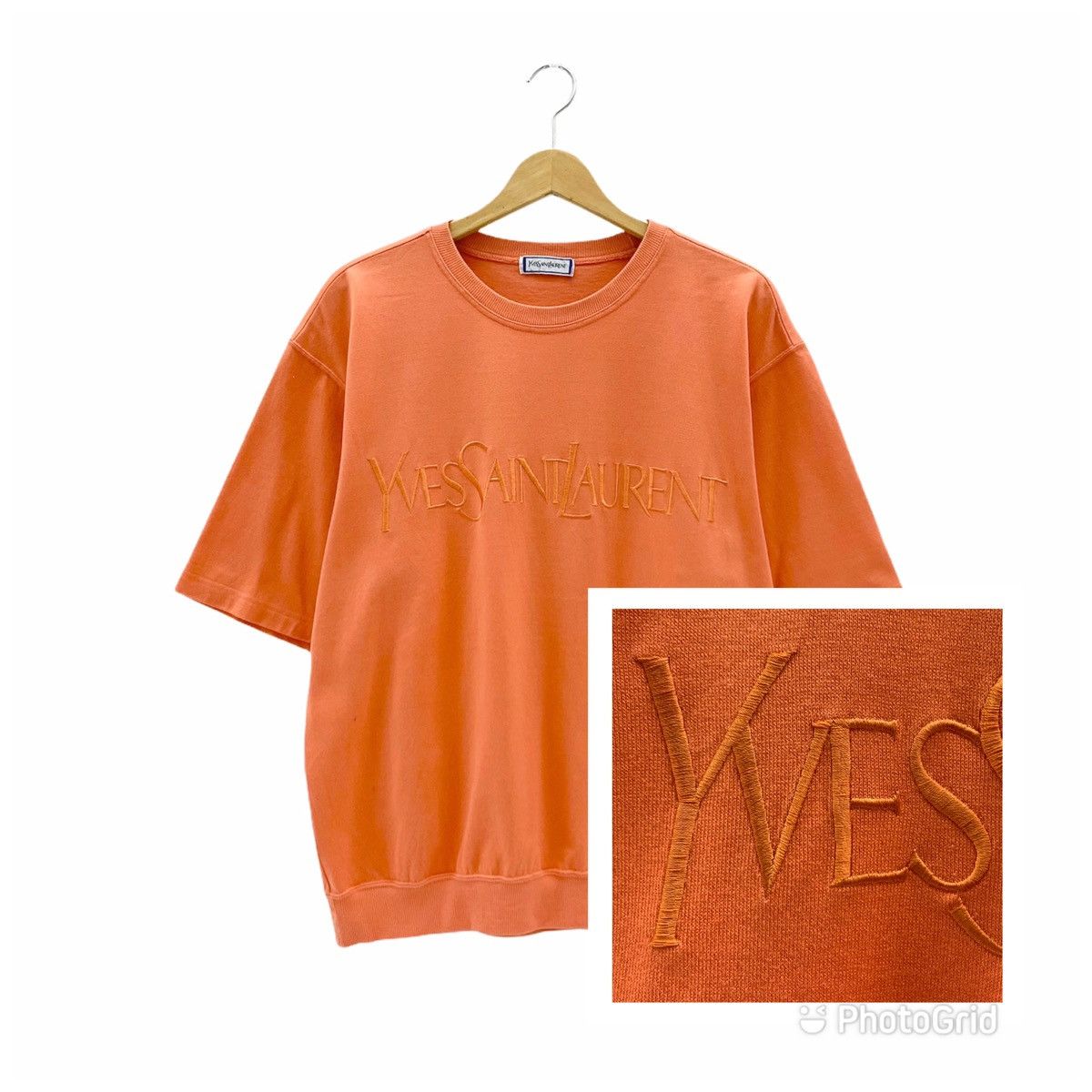 Yves Saint Laurent Yves Saint Laurent Crewneck sweatshirt Ysl Spell Out Size US M / EU 48-50 / 2 - 1 Thumbnail