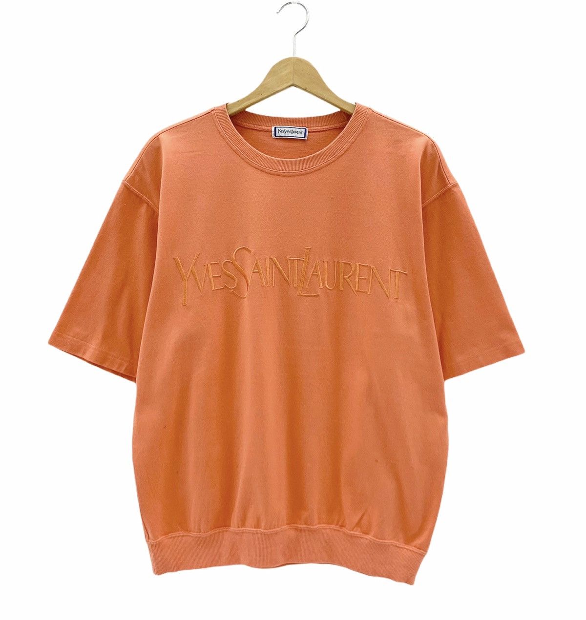 Yves Saint Laurent Yves Saint Laurent Crewneck sweatshirt Ysl Spell Out Size US M / EU 48-50 / 2 - 2 Thumbnail