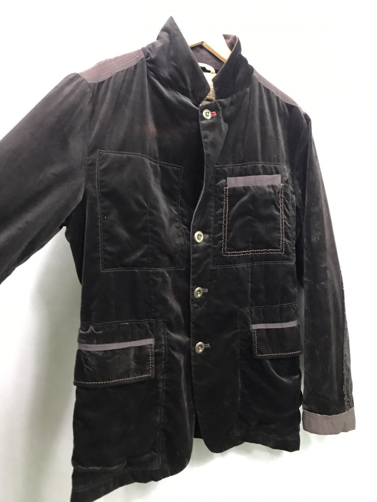 Designer MARITHE FRANCOIS GIBRAUD JESUS PIRANHA VELVET MADE IN JAPAN Size US L / EU 52-54 / 3 - 7 Thumbnail
